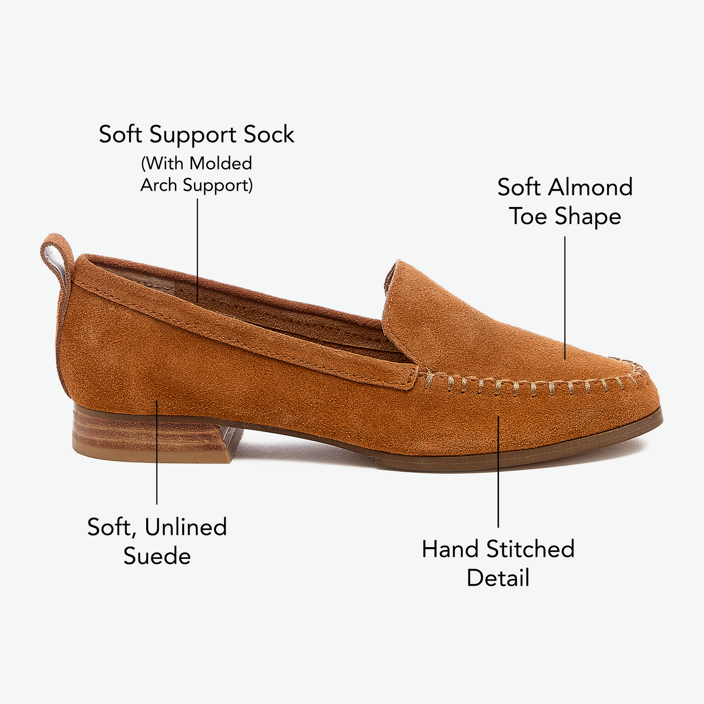 Robbie Cognac Loafer