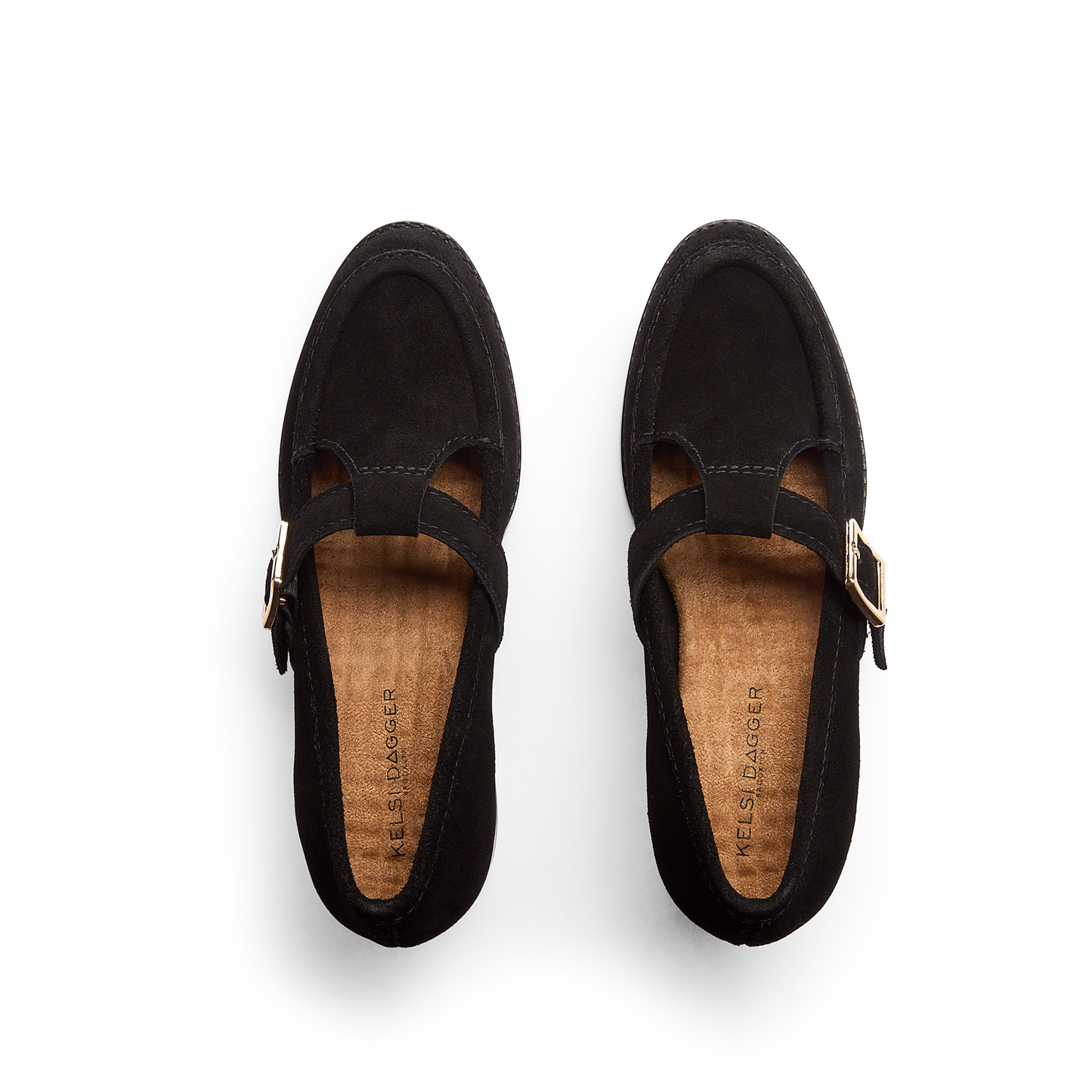 Buy Caleb Black T-Strap Mary Jane Heel | Women's women’s block heel loafer | Kelsi Dagger Brooklyn