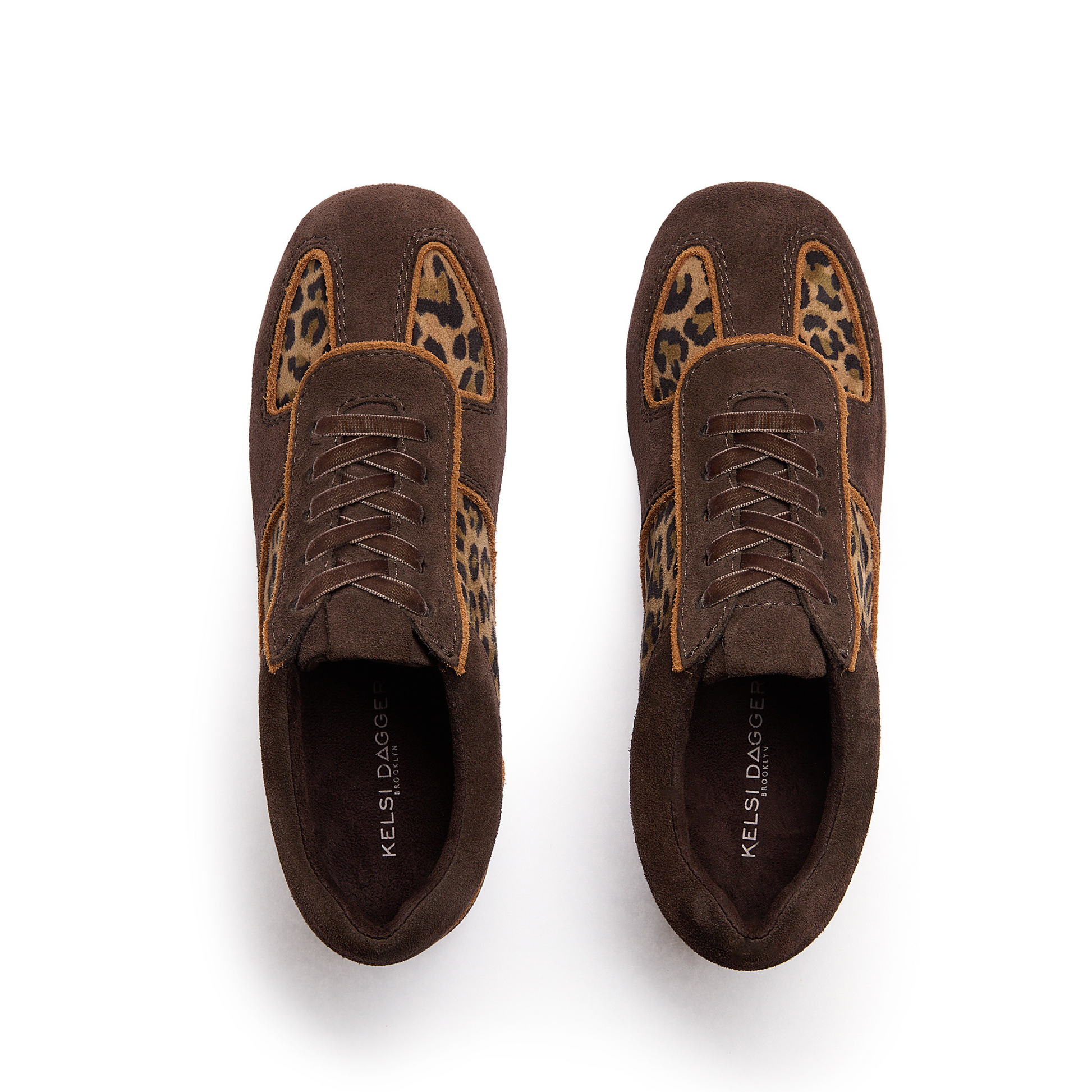 Kelsi Dagger Women's Stover Cacao Suede Sneakers