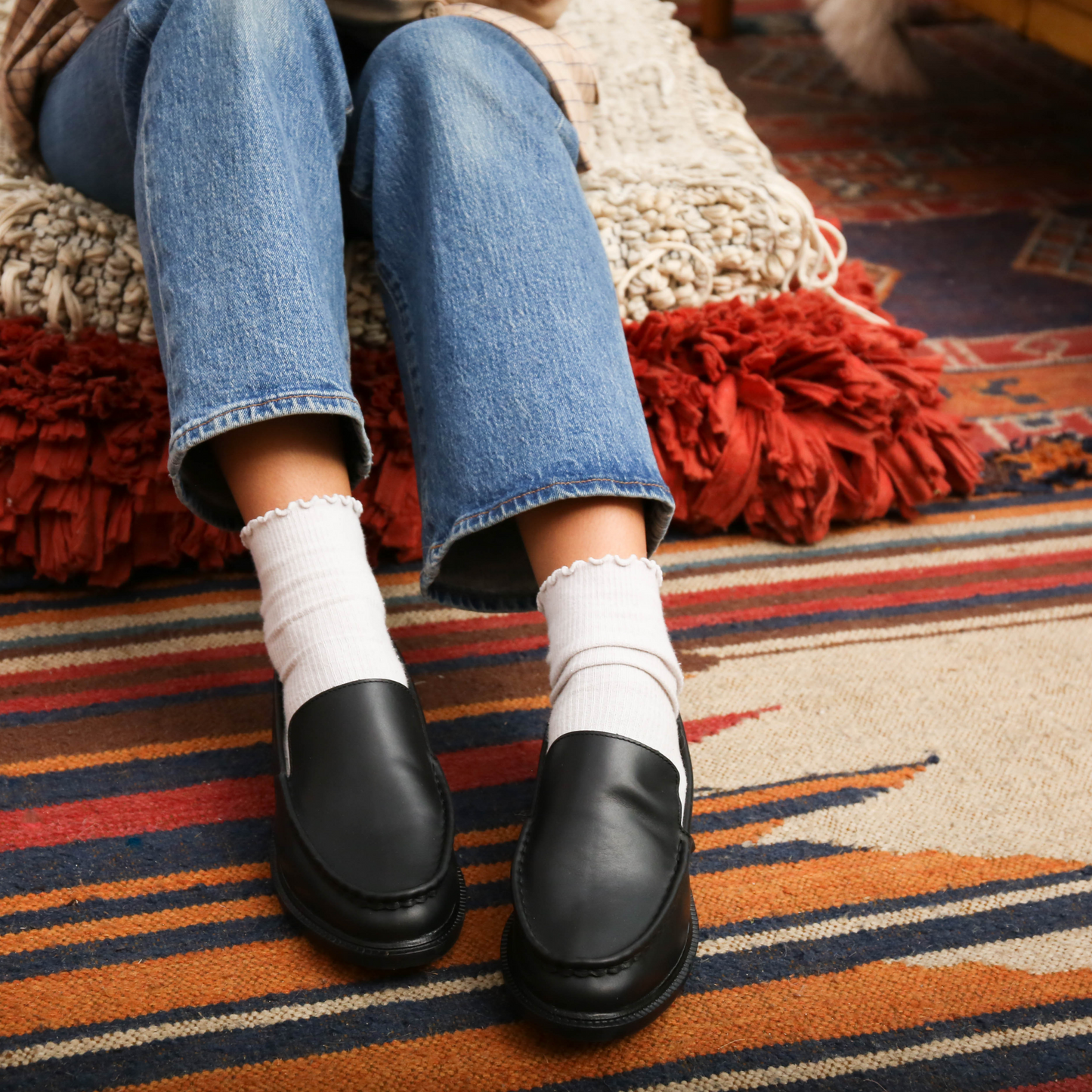 Loft Black Loafer