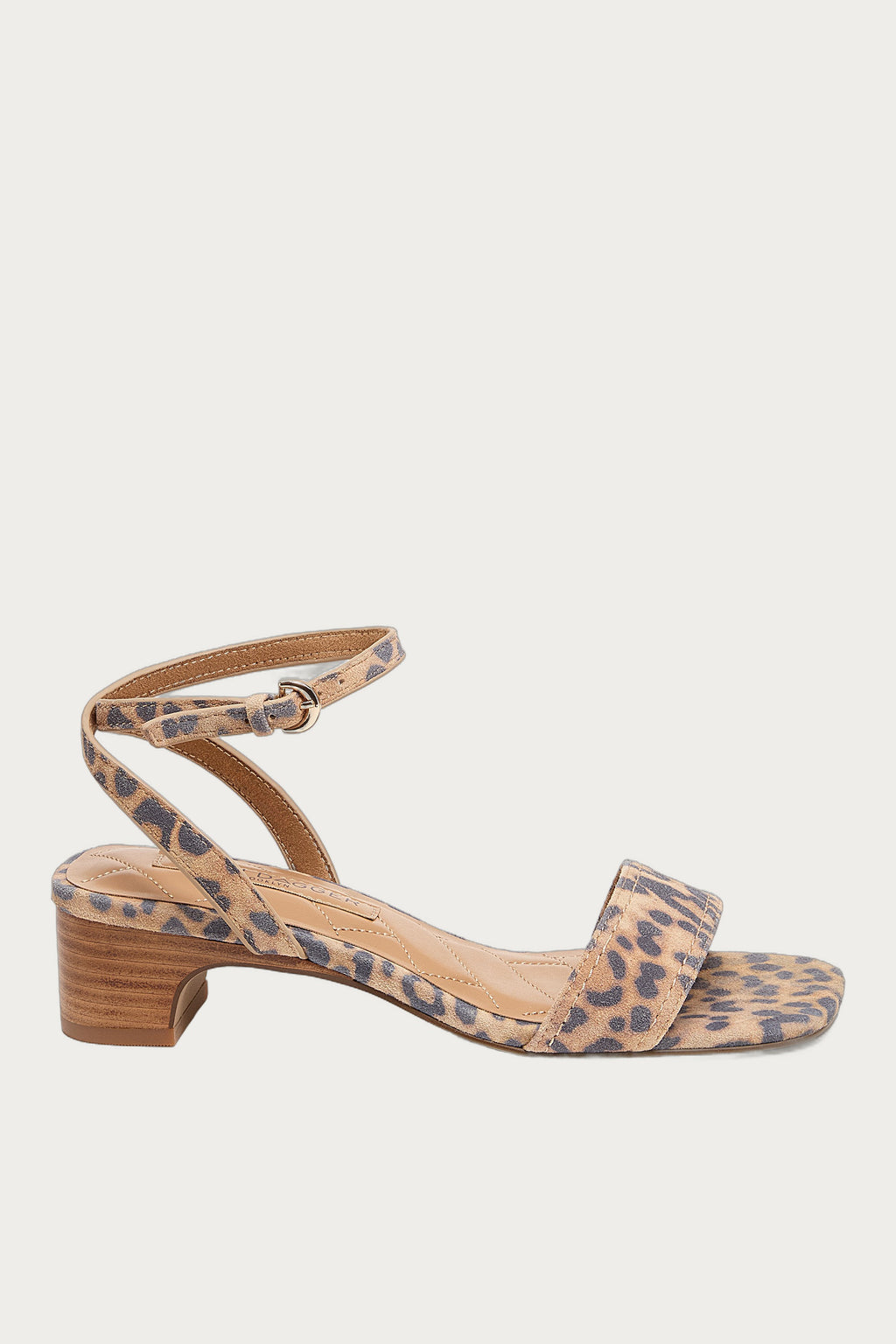 August Leopard Ankle Strap Sandal