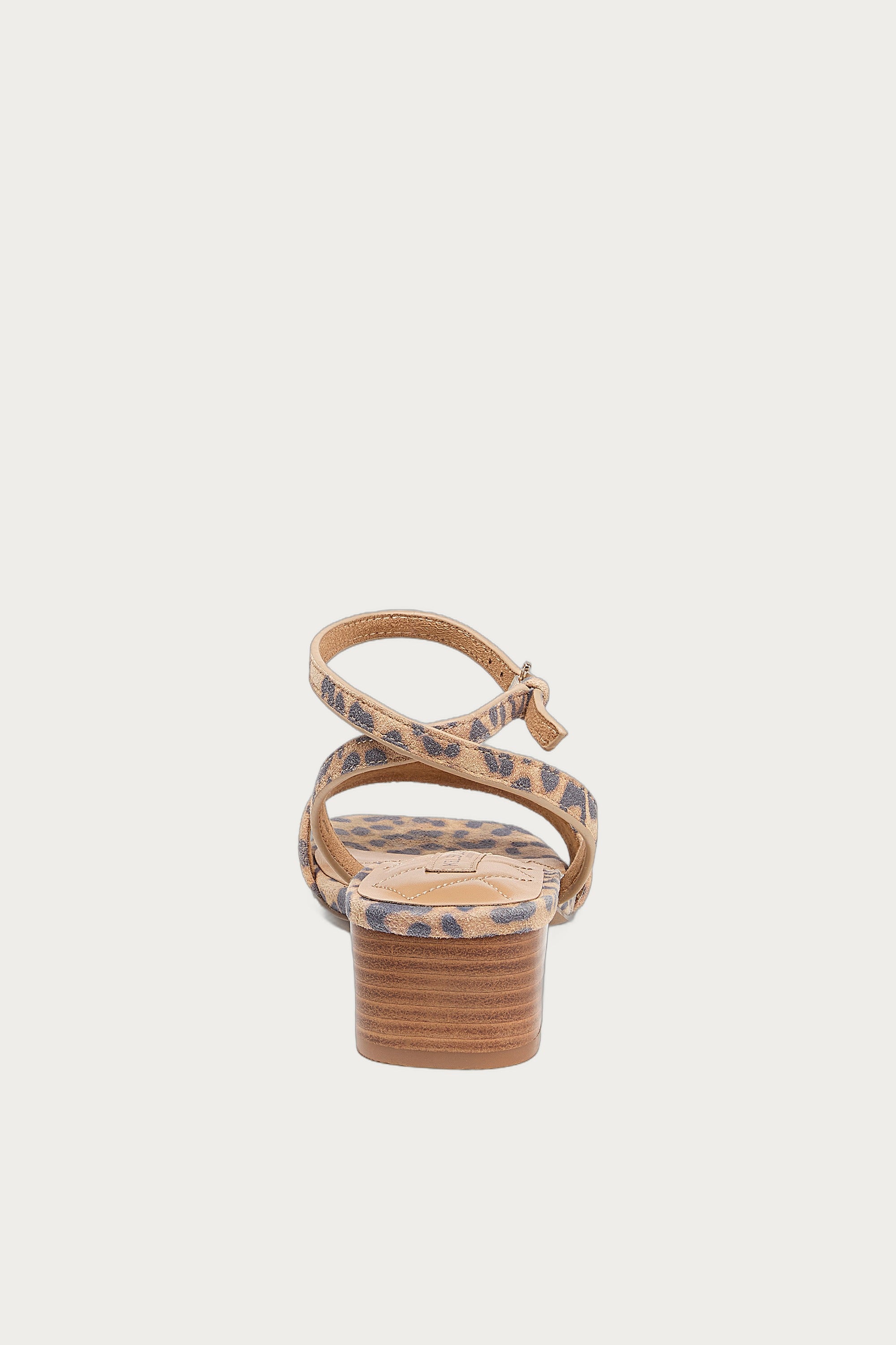 August Leopard Ankle Strap Sandal