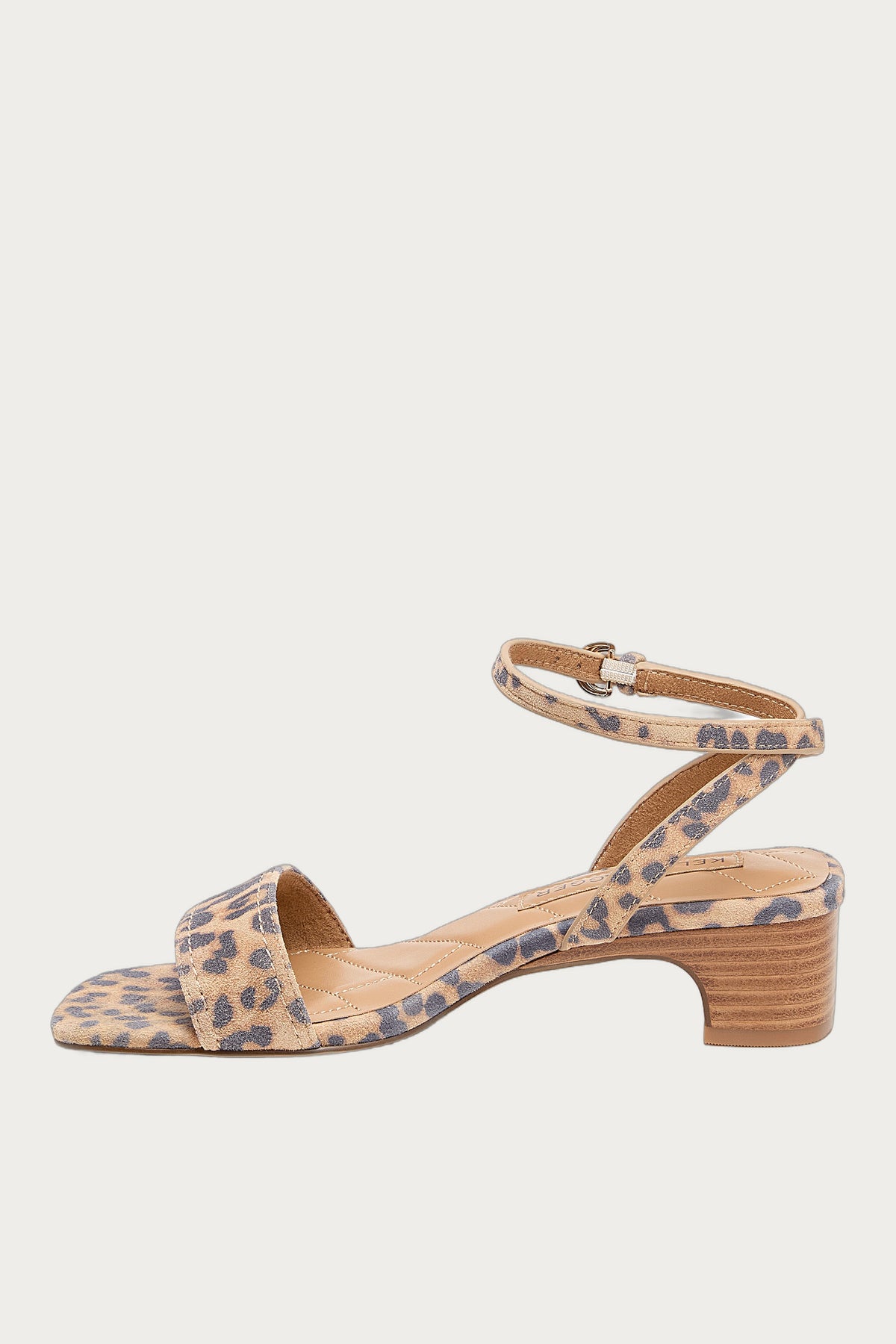 August Leopard Ankle Strap Sandal