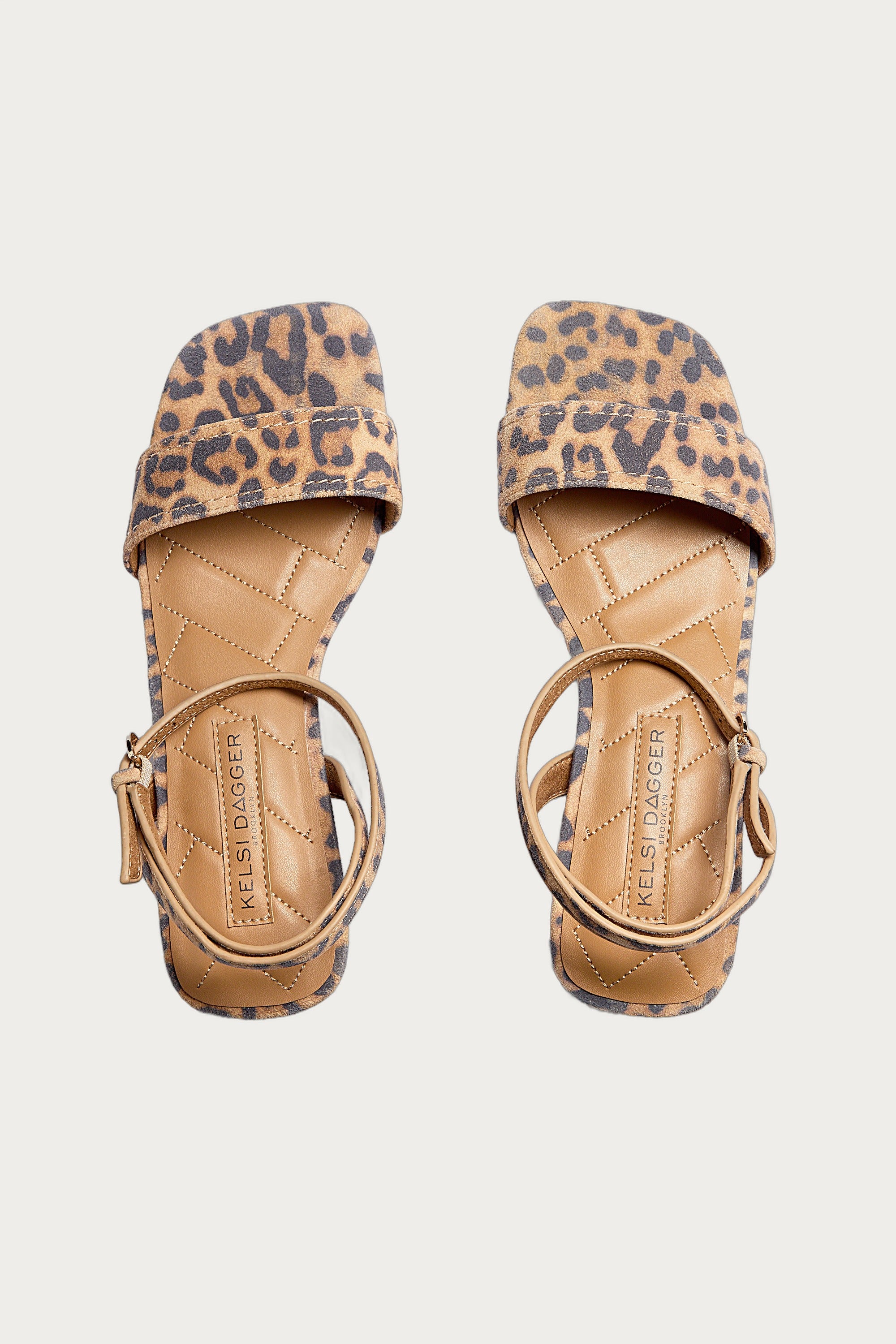 August Leopard Ankle Strap Sandal
