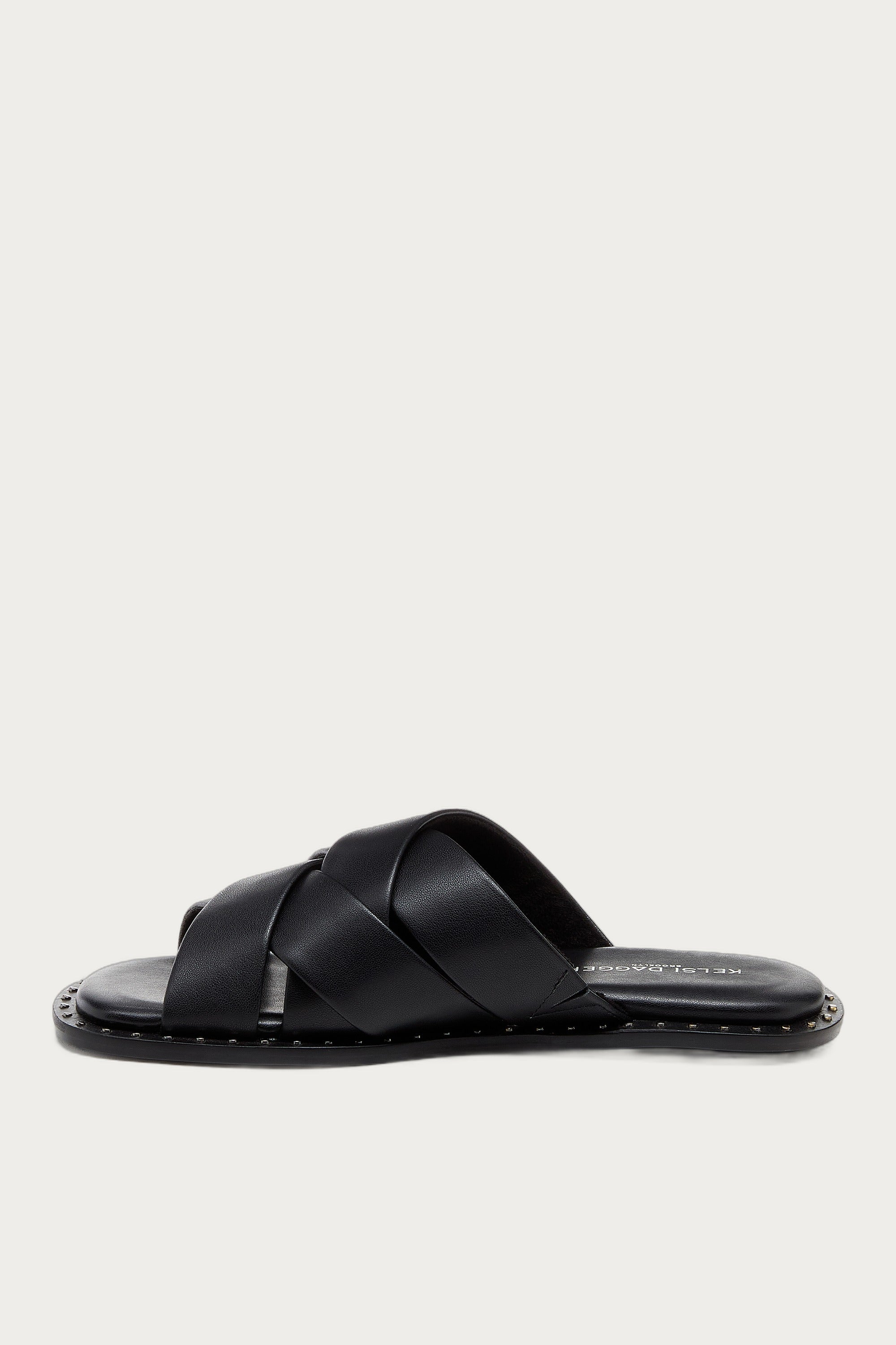 Bravo Black Leather Sandal