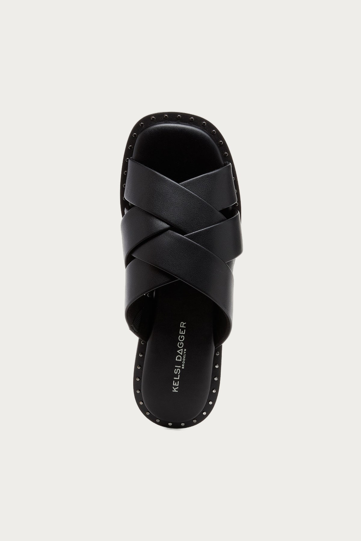 Bravo Black Leather Sandal