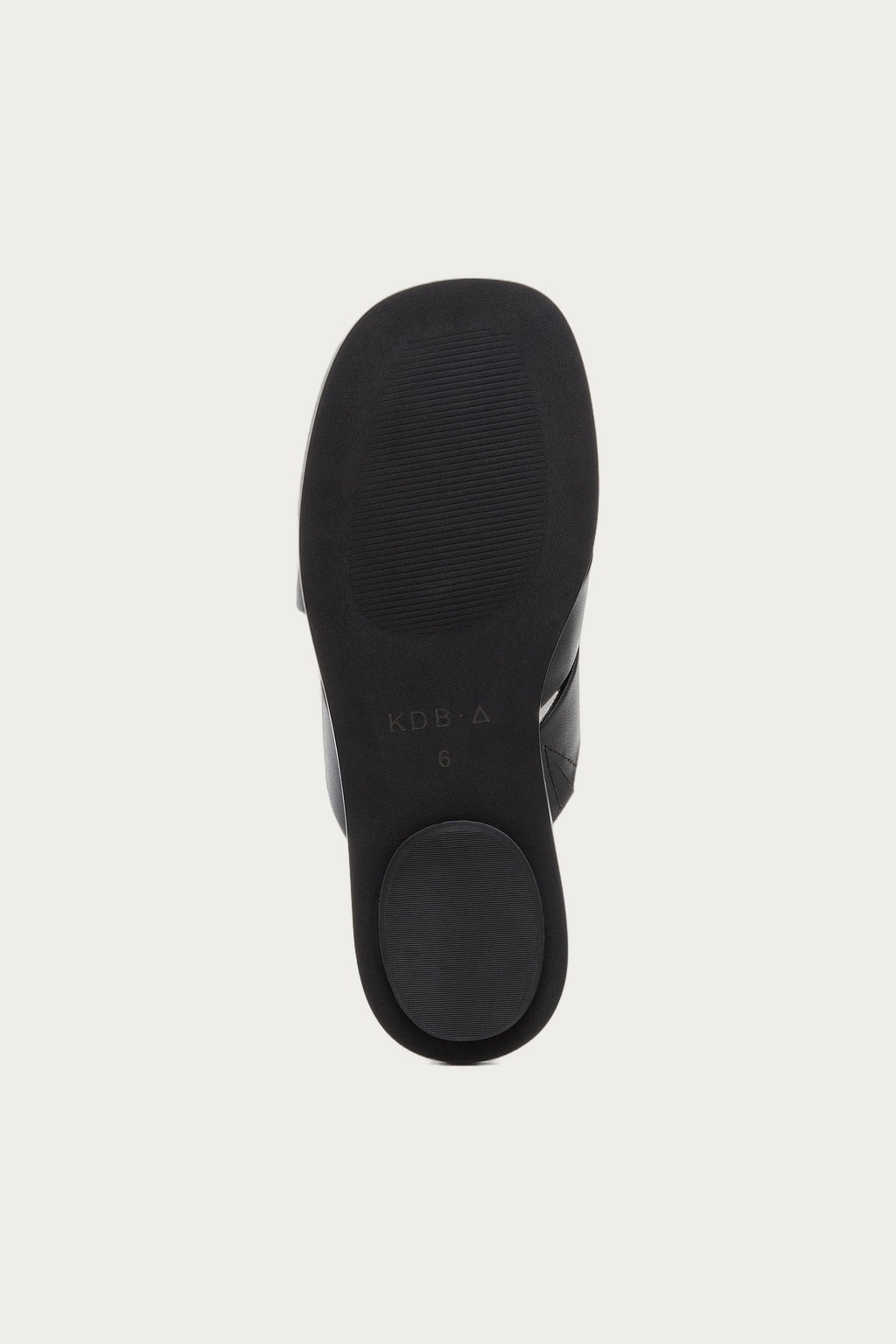 Bravo Black Leather Sandal