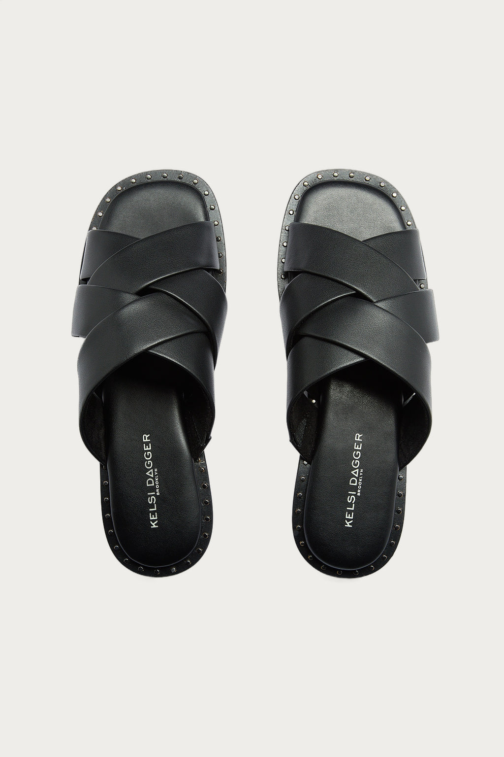 Bravo Black Leather Sandal