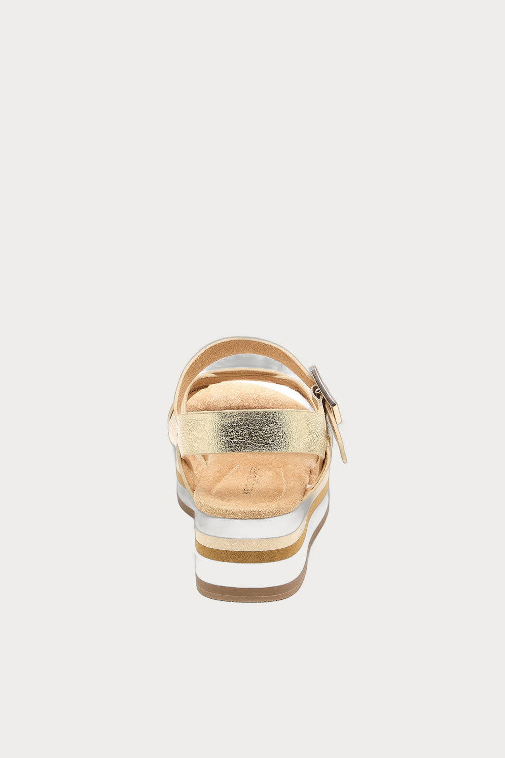 Breeze Light Gold Platform Sandals