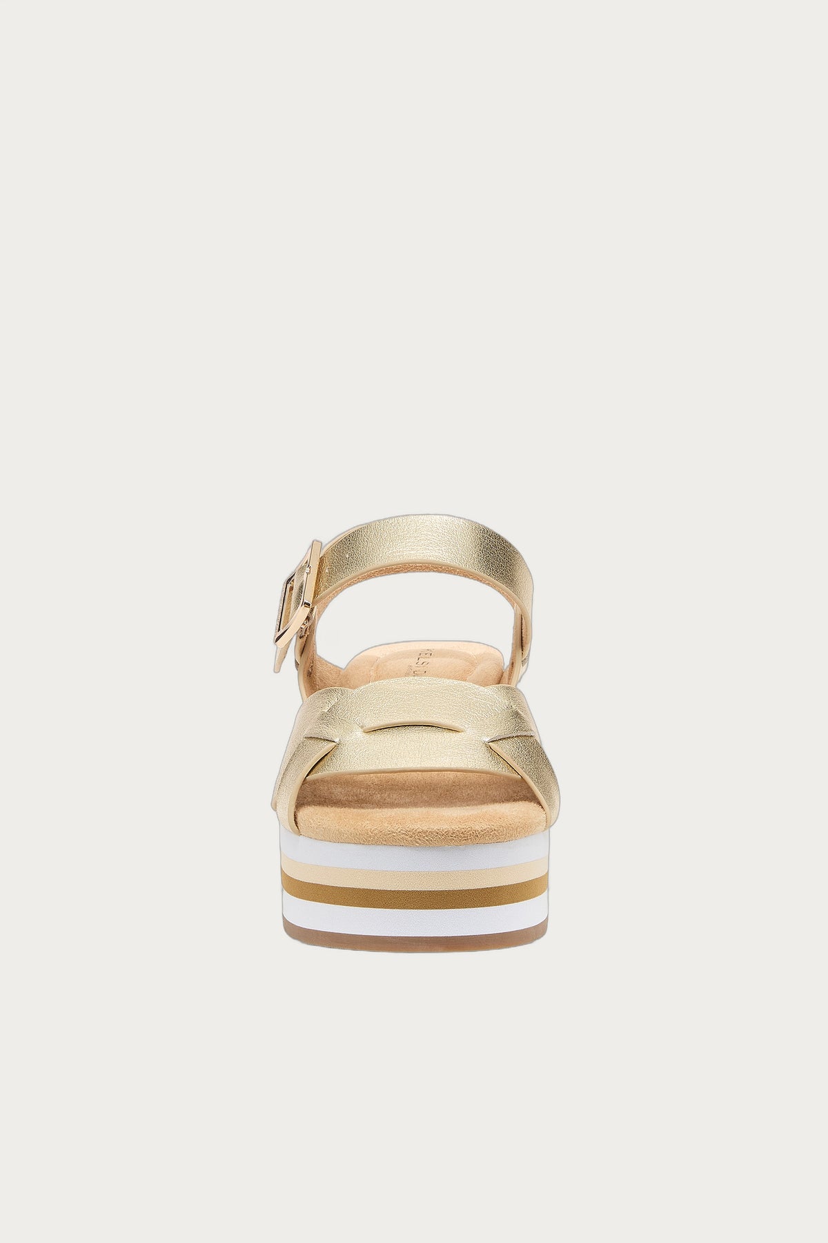 Breeze Light Gold Platform Sandals