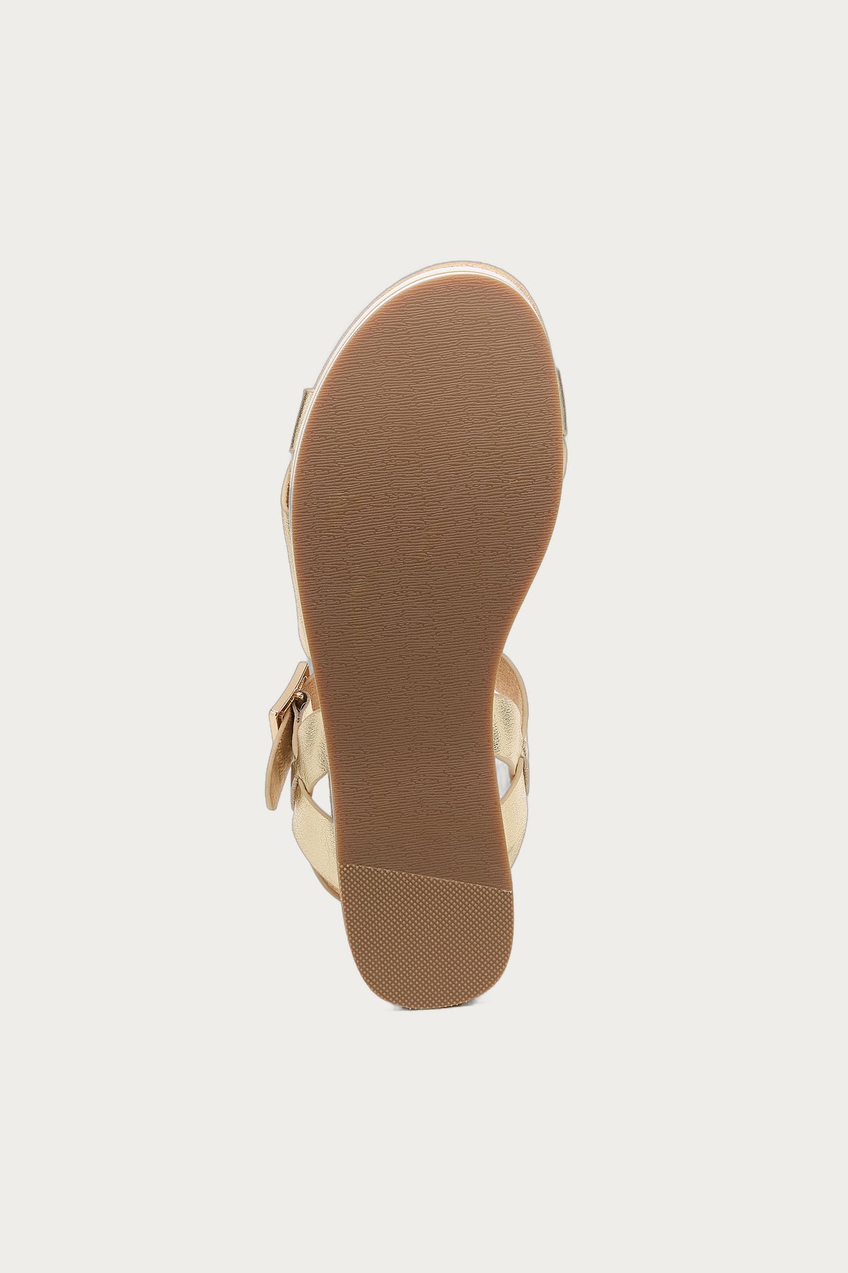 Breeze Light Gold Platform Sandals