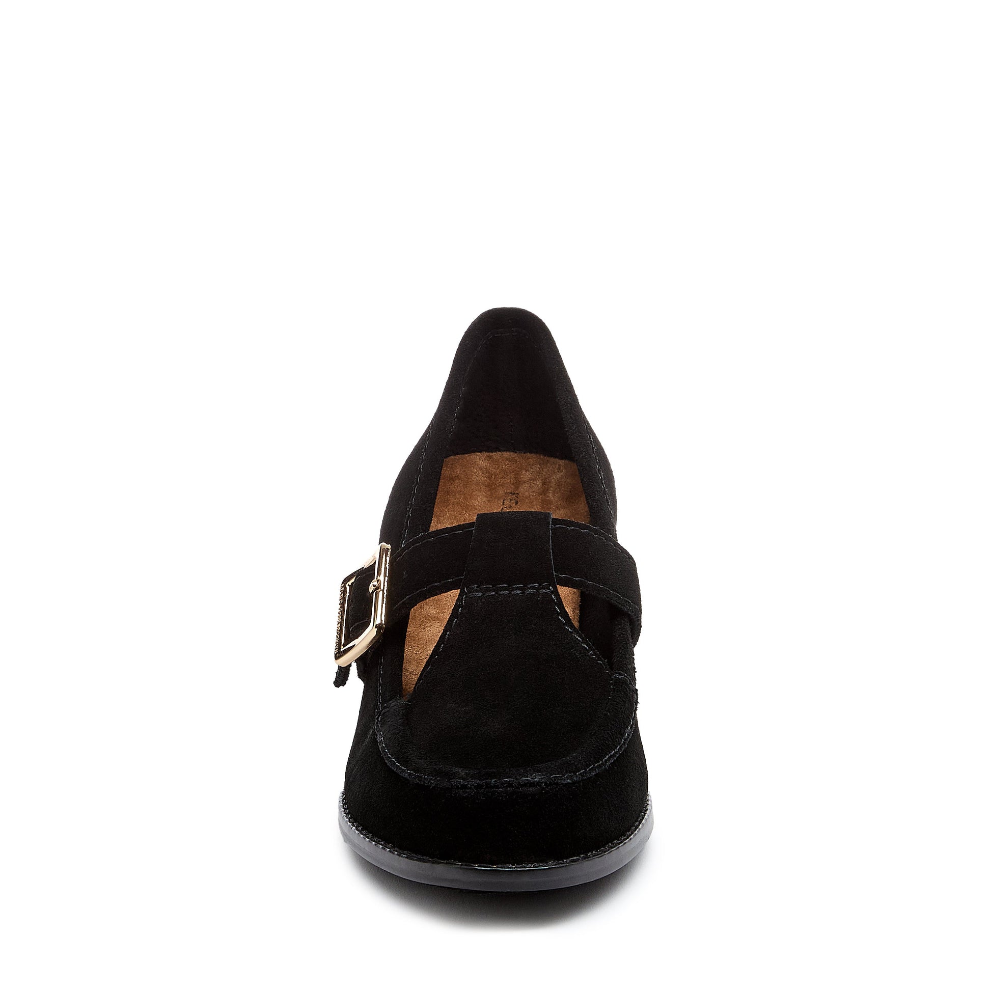 Caleb Black T-Strap Mary Jane Heel | Black women's women’s block heel loafer | Kelsi Dagger Brooklyn