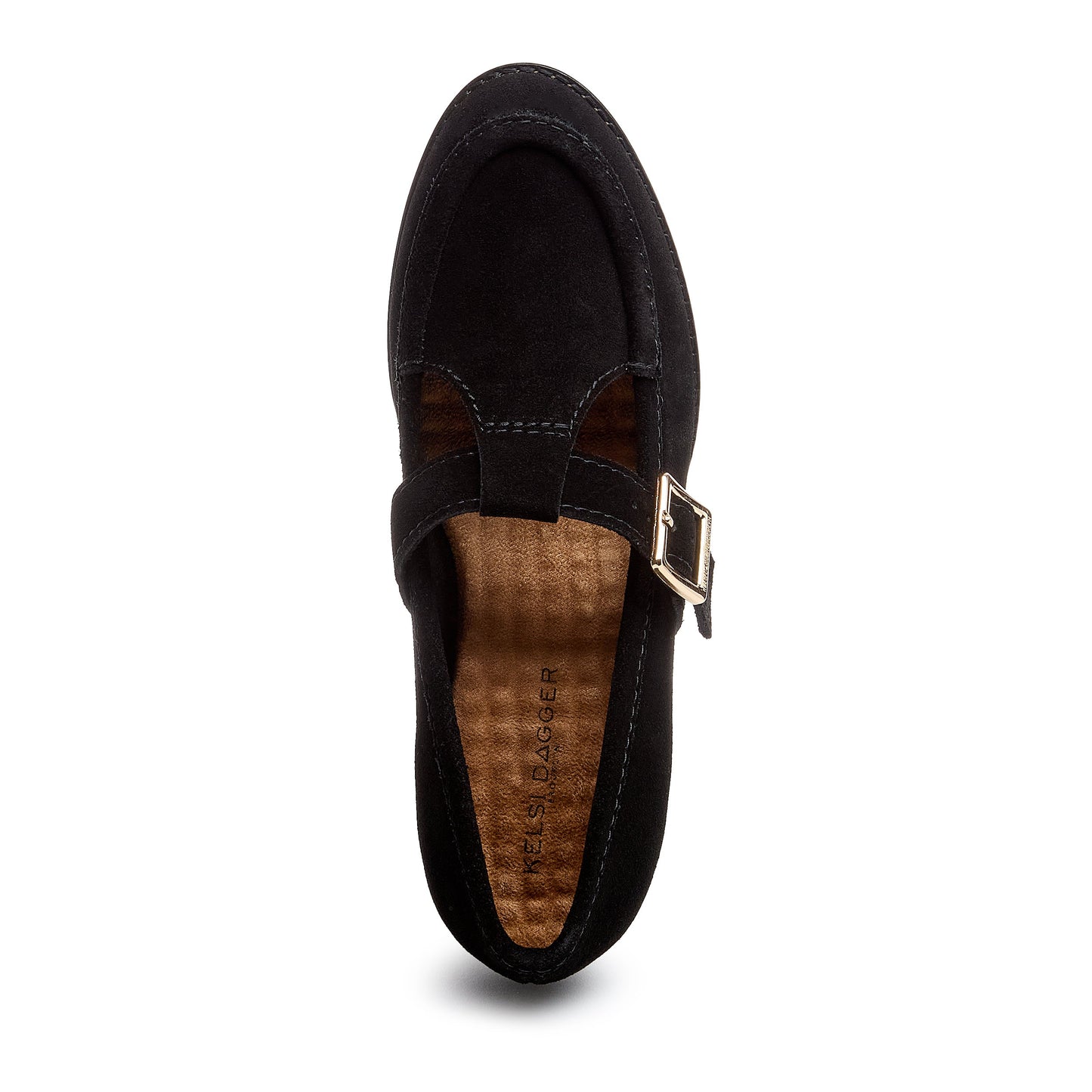 Caleb Black T-Strap Mary Jane Heel | Artisan detail | Women's women’s block heel loafer | Kelsi Dagger Brooklyn