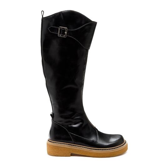 Women's Kelsi Dagger Brooklyn Cape Black Tall Riding Boots