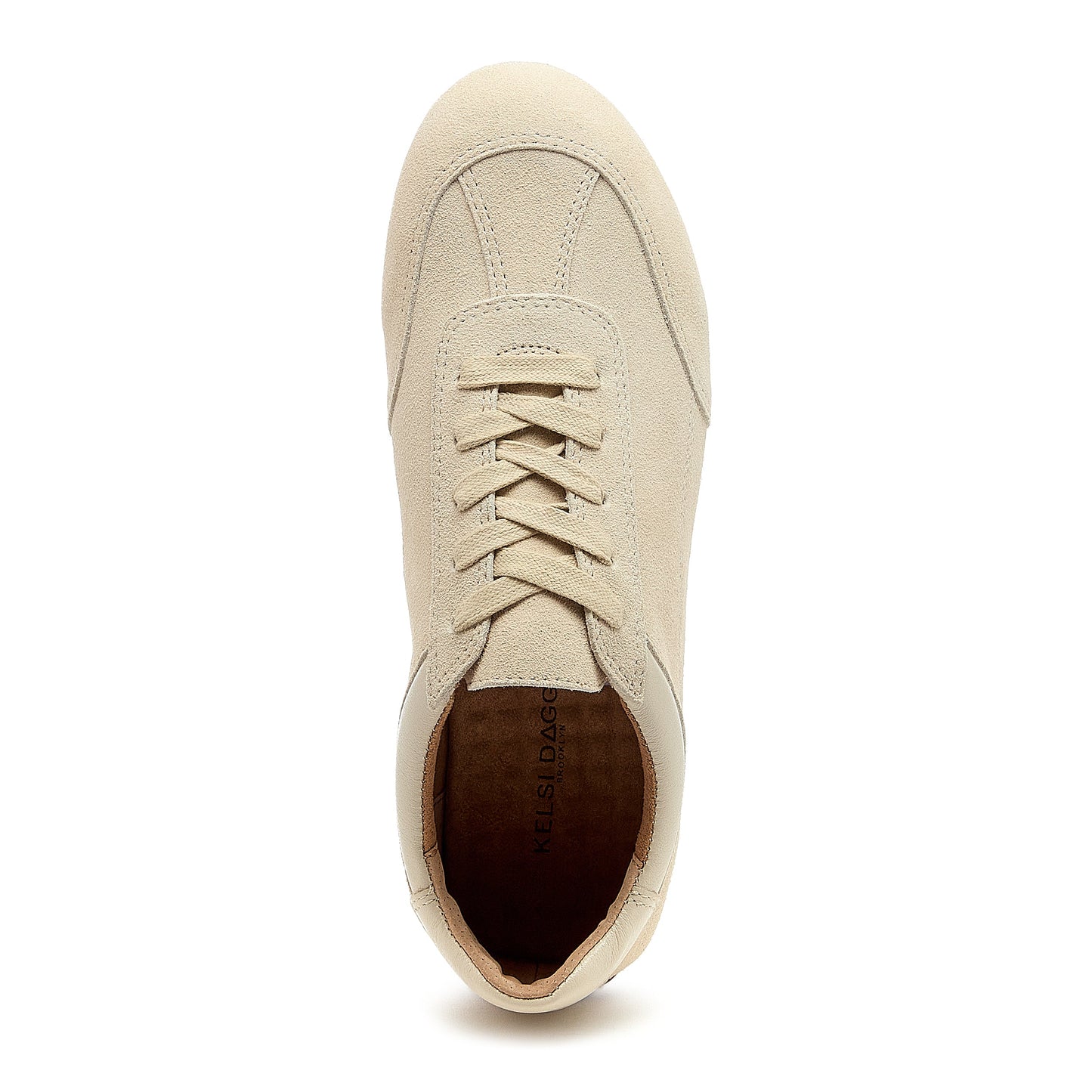 darby dune suede sneakers, close up of suede upper texture, Kelsi Dagger Brooklyn