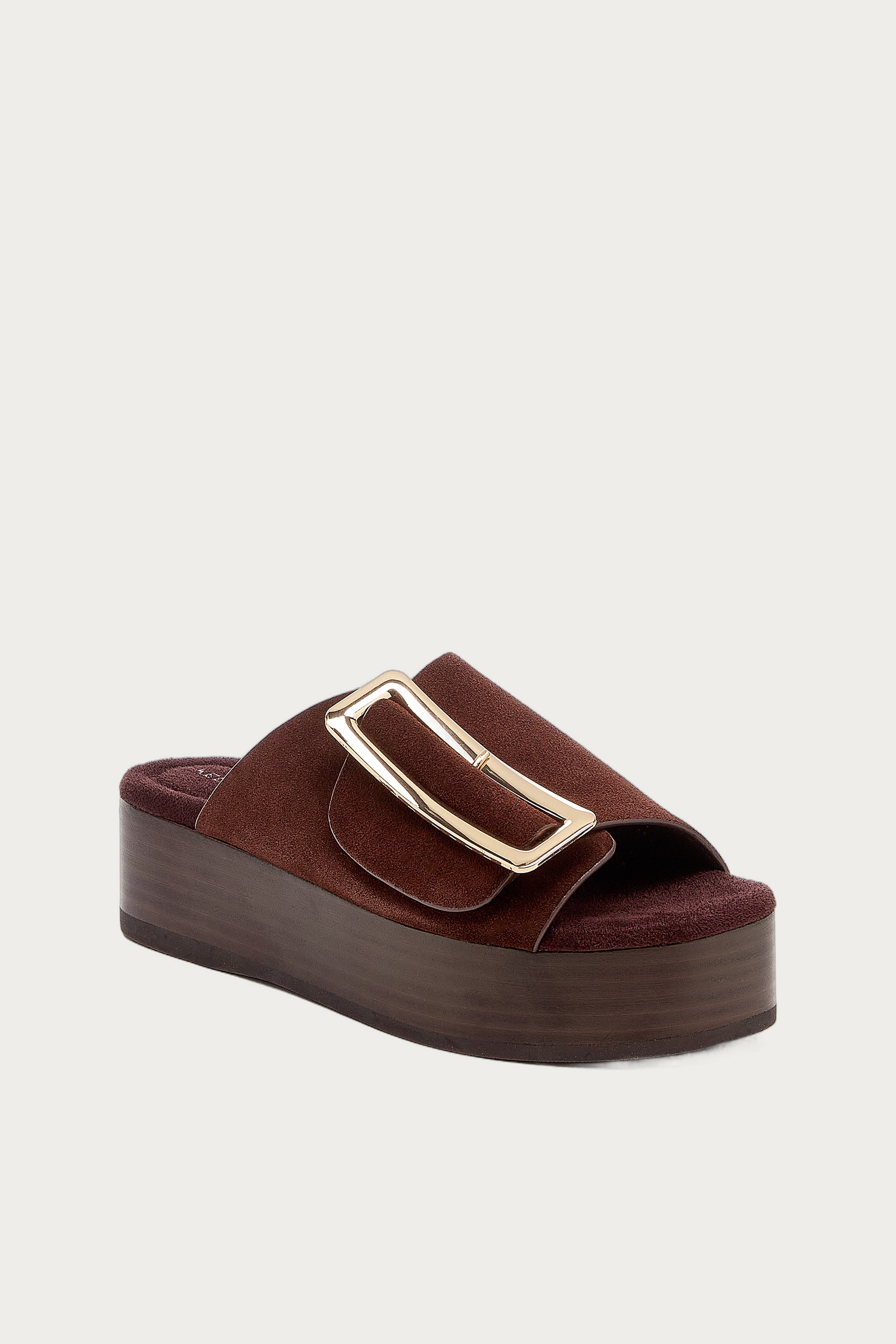 Dover Warm Brown Platform Sandals
