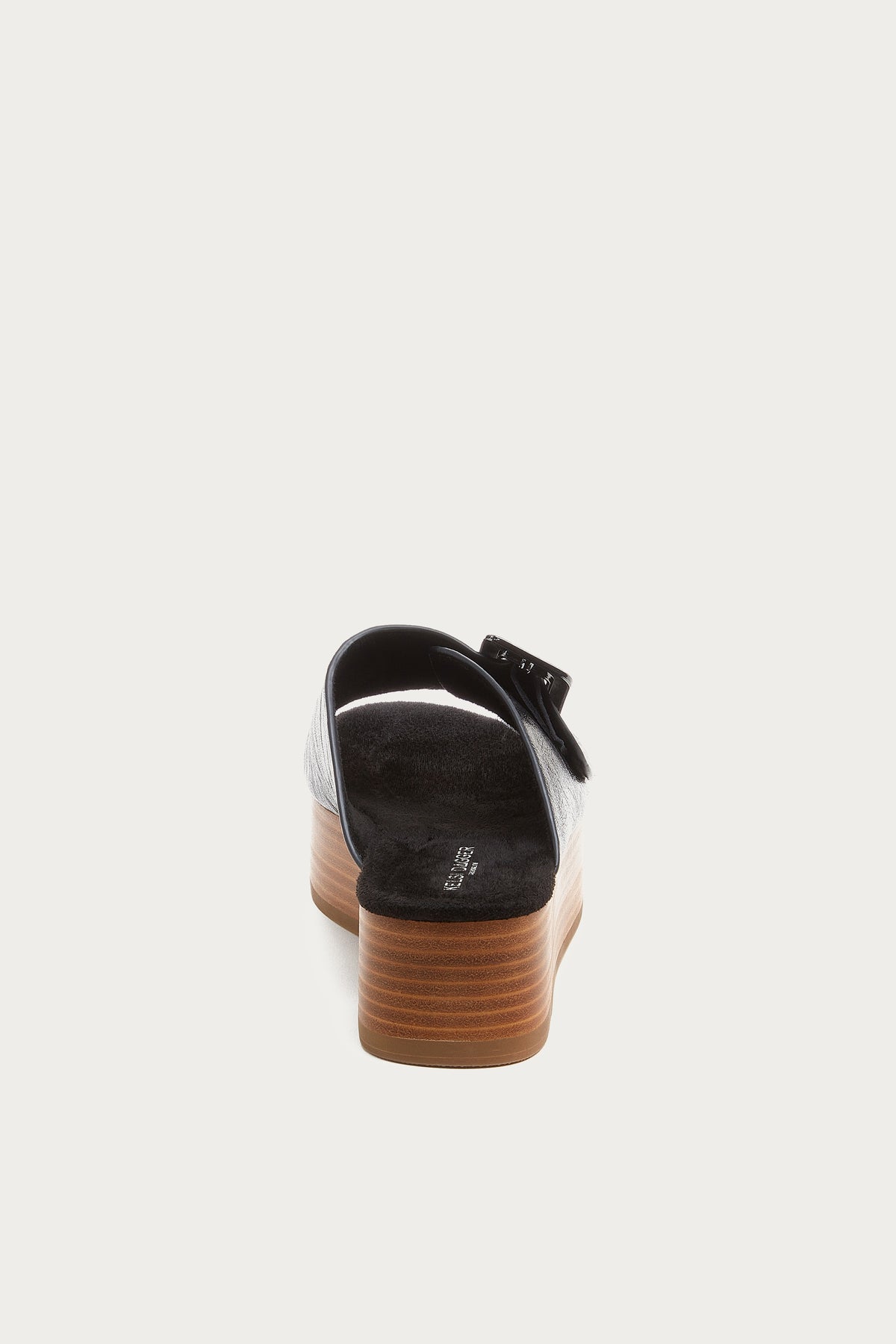 Dover Black Distressed Platform Sandals