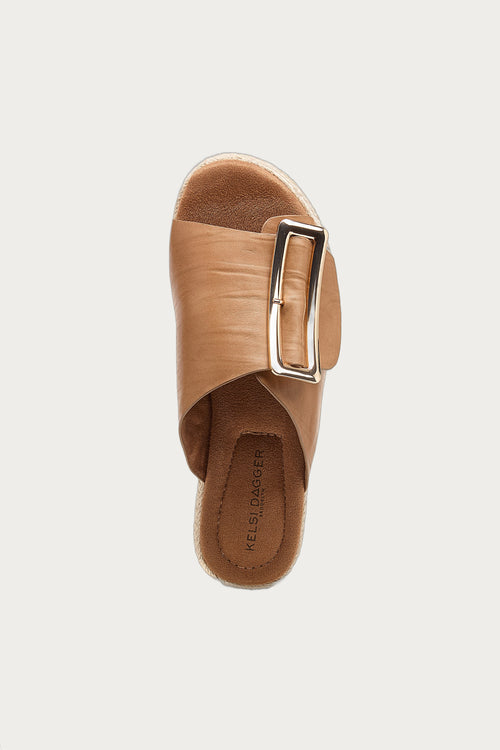 Dover Oatmeal Platform Sandals