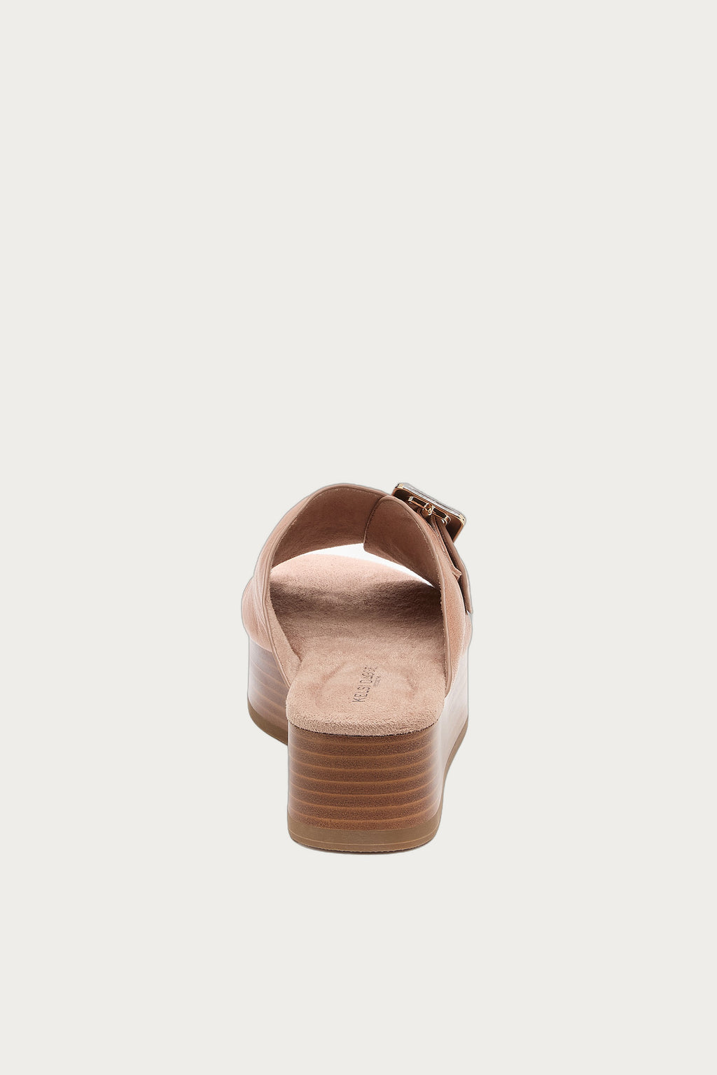 Dover Pink Leather Platform Sandals
