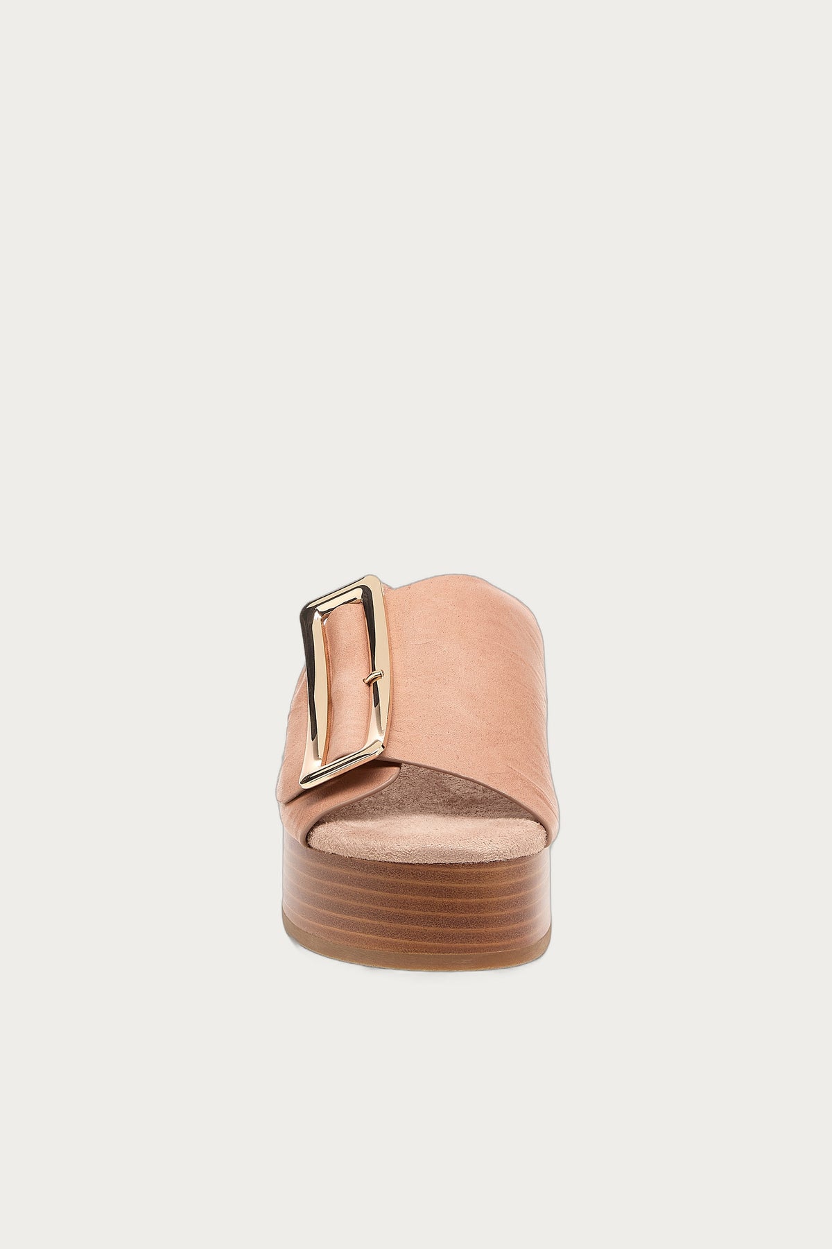 Dover Pink Leather Platform Sandals