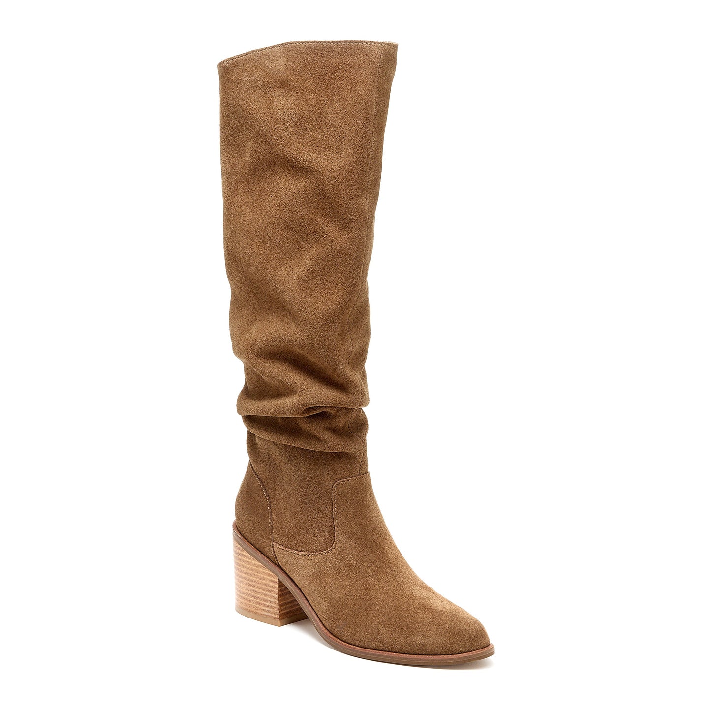 Easton Armadillo Suede Slouchy Boots