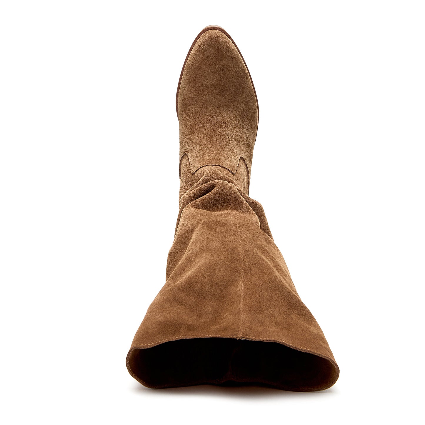 Easton Armadillo Suede Slouchy Boots