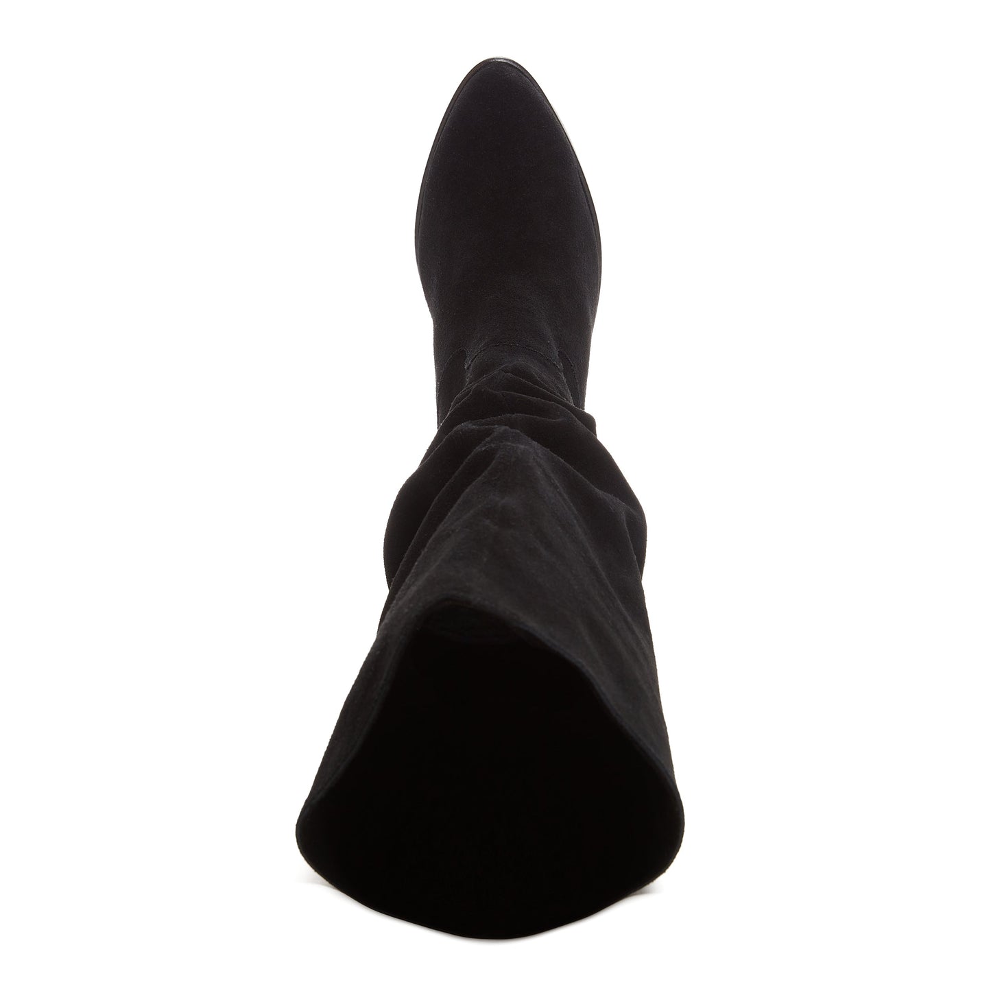  Easton Black Suede Slouchy Boots 