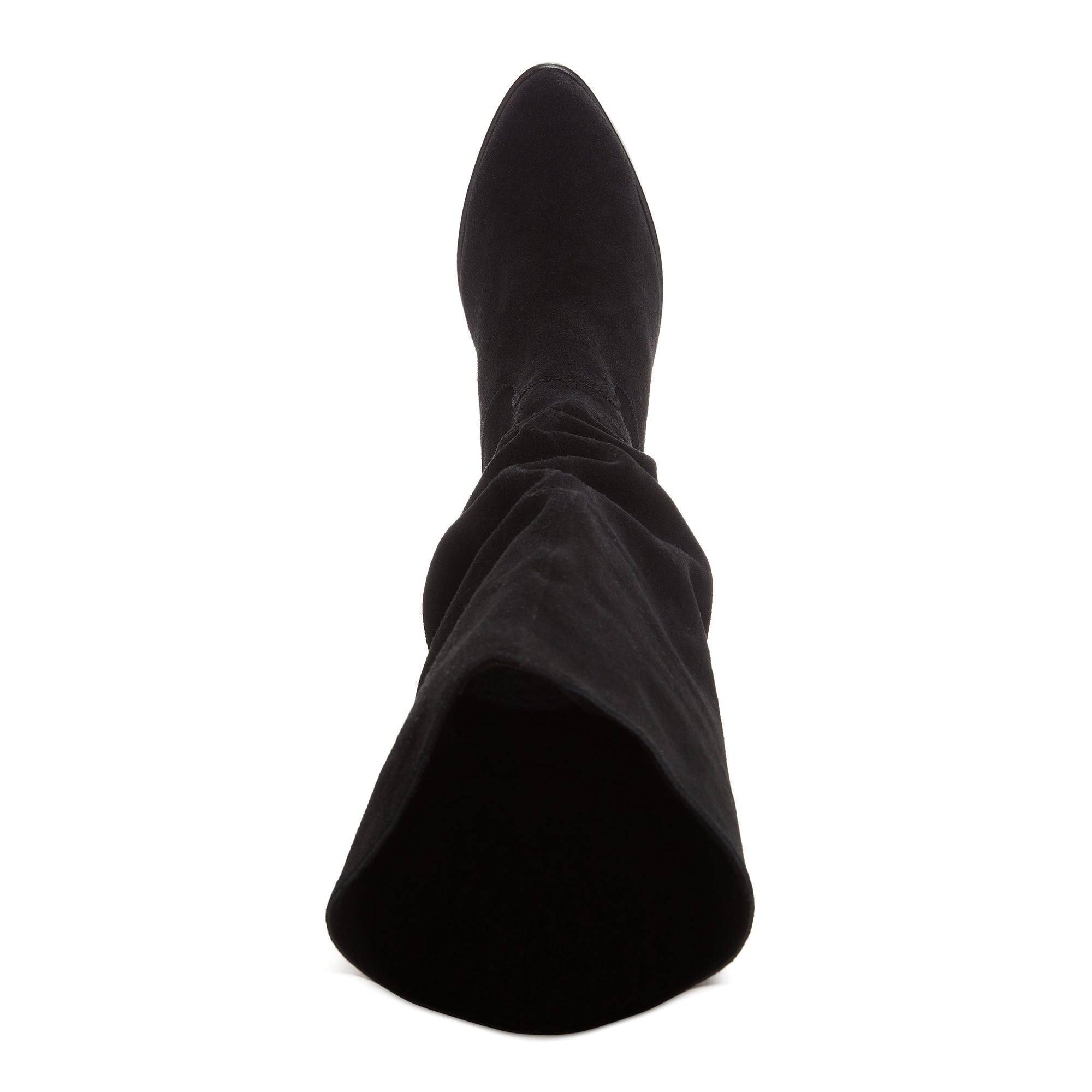  Easton Black Suede Slouchy Boots 