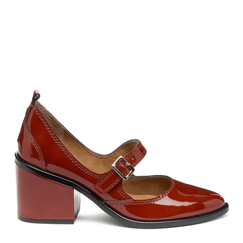 Elm Scarlet Patent Leather Mary Janes