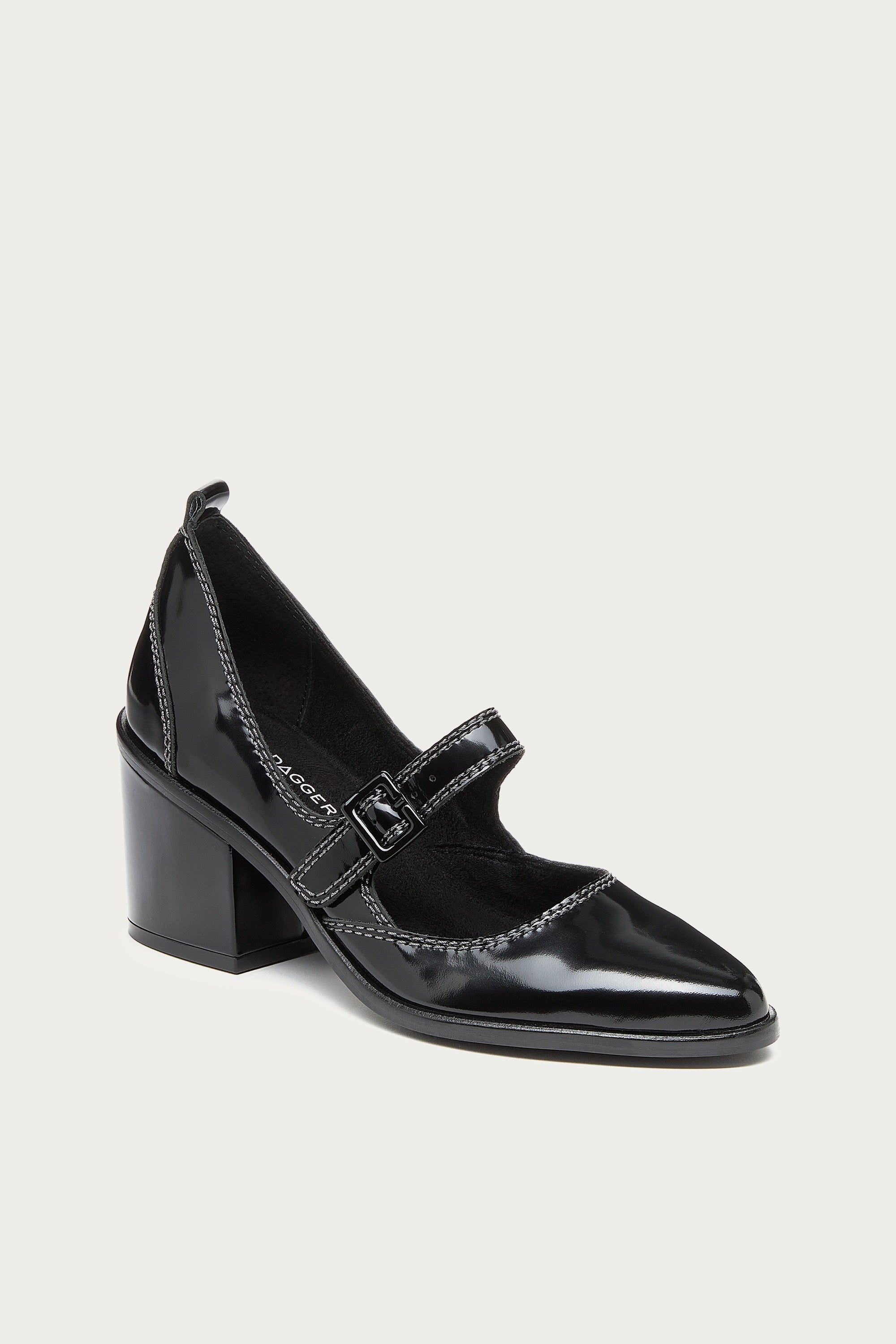 Elm Black Suede Mary Janes