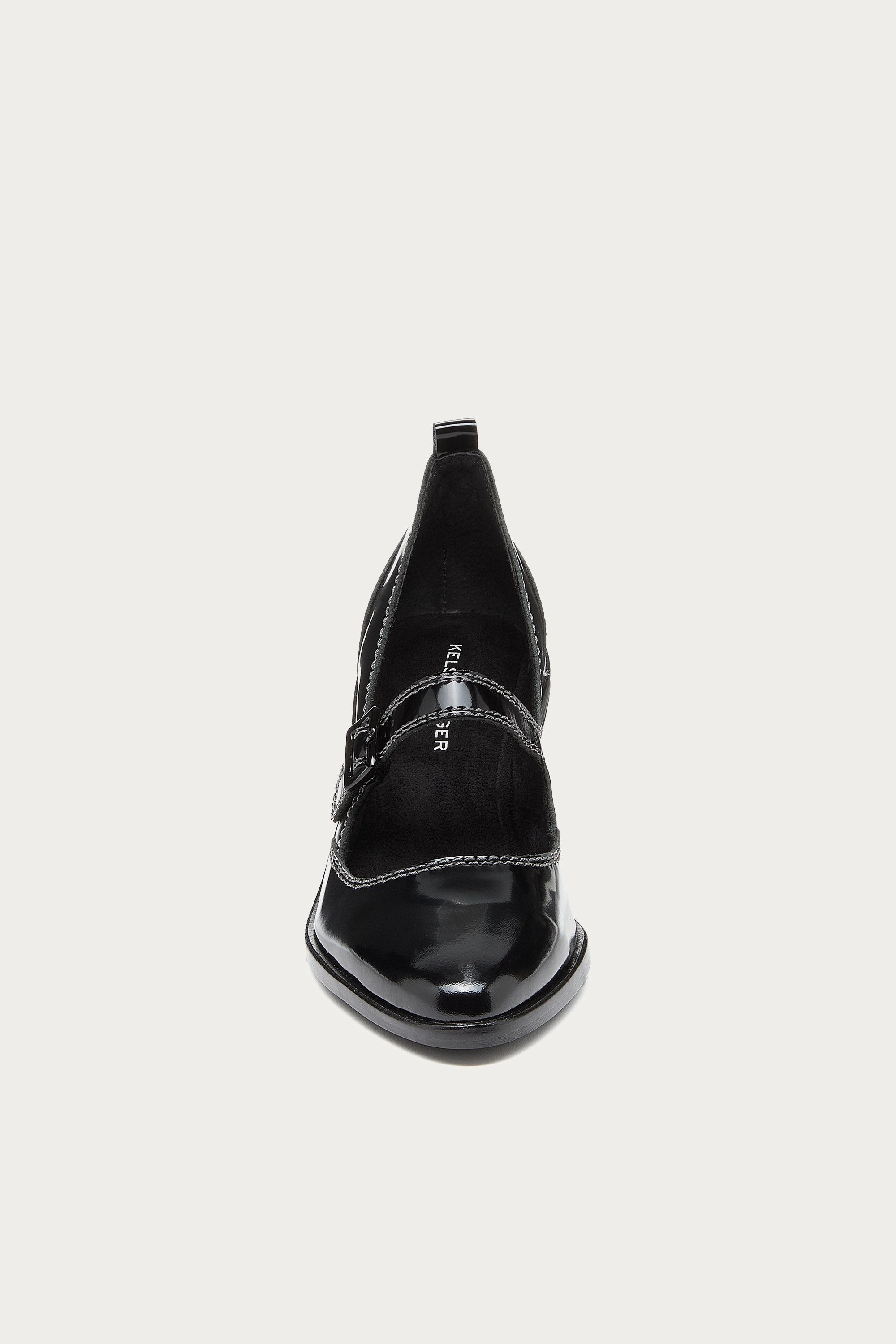 Elm Black Suede Mary Janes