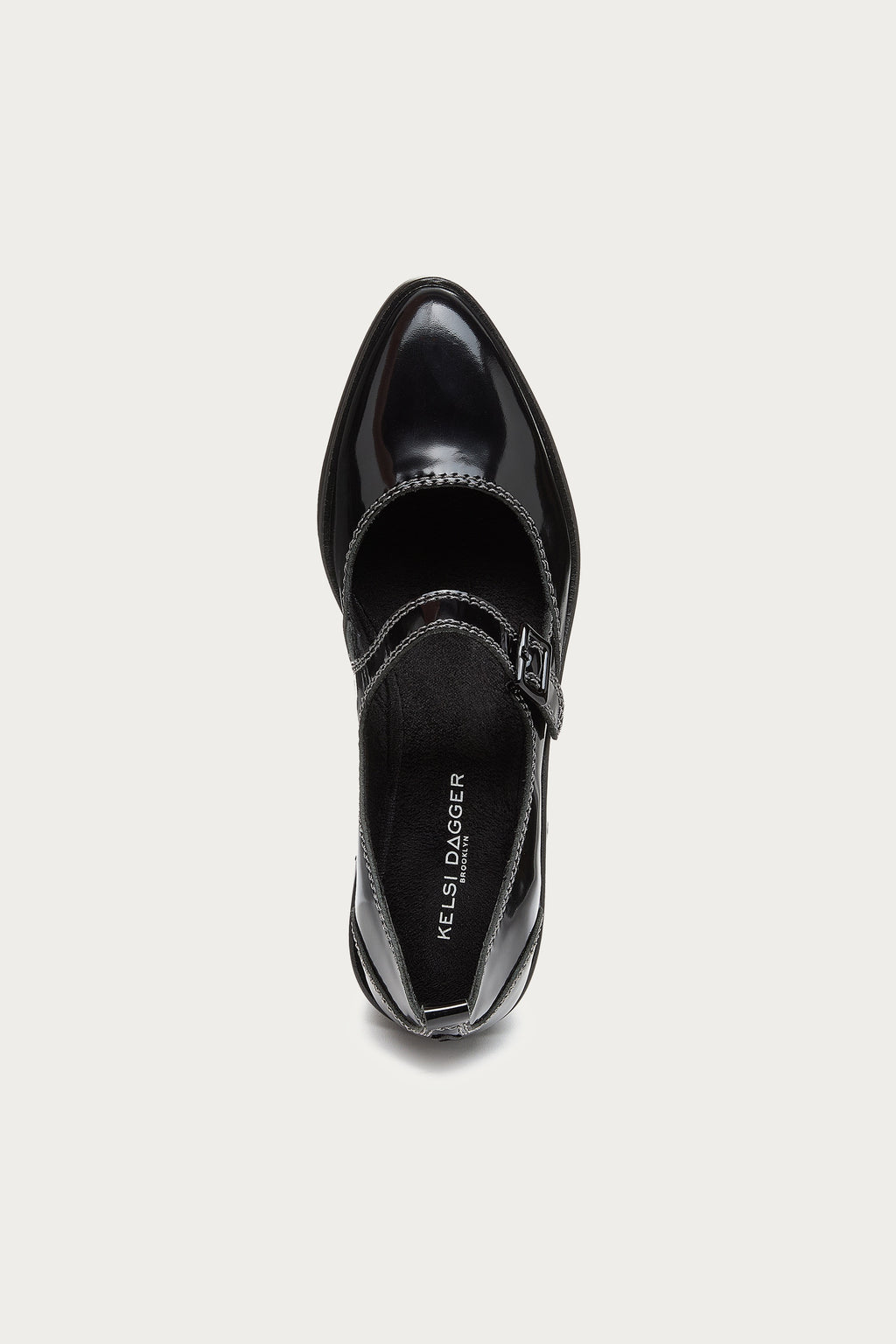 Elm Black Suede Mary Janes