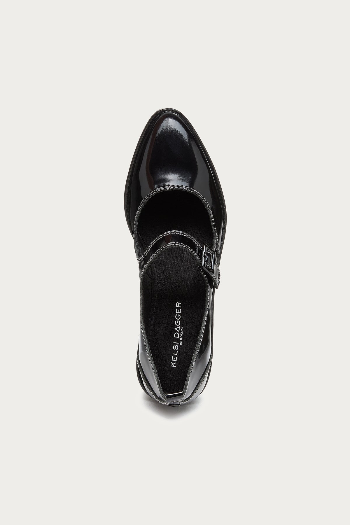Elm Black Suede Mary Janes