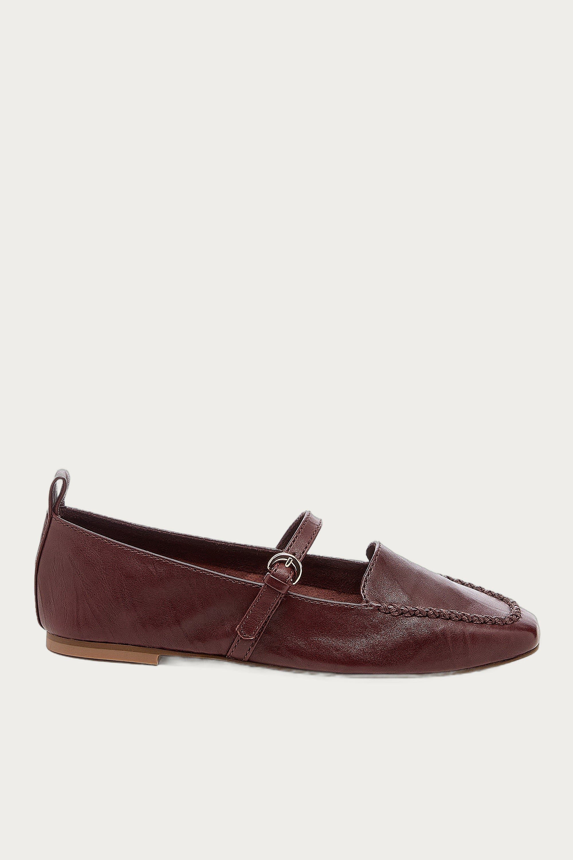 Ferry Warm Brown Mary Jane Flats