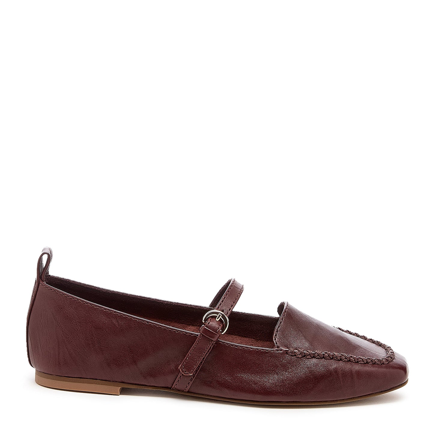 Ferry Warm Brown Mary Jane Flats