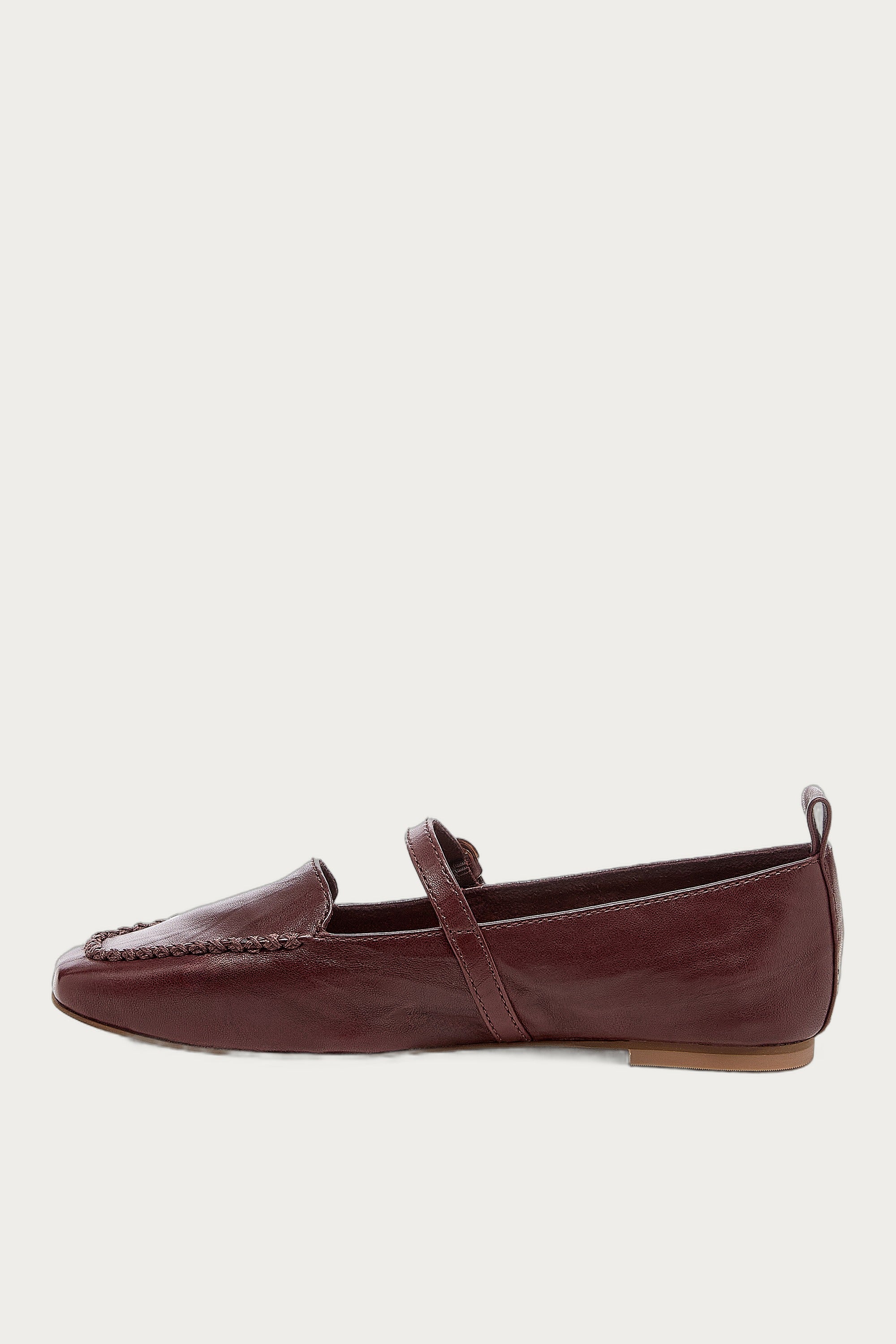 Ferry Warm Brown Mary Jane Flats