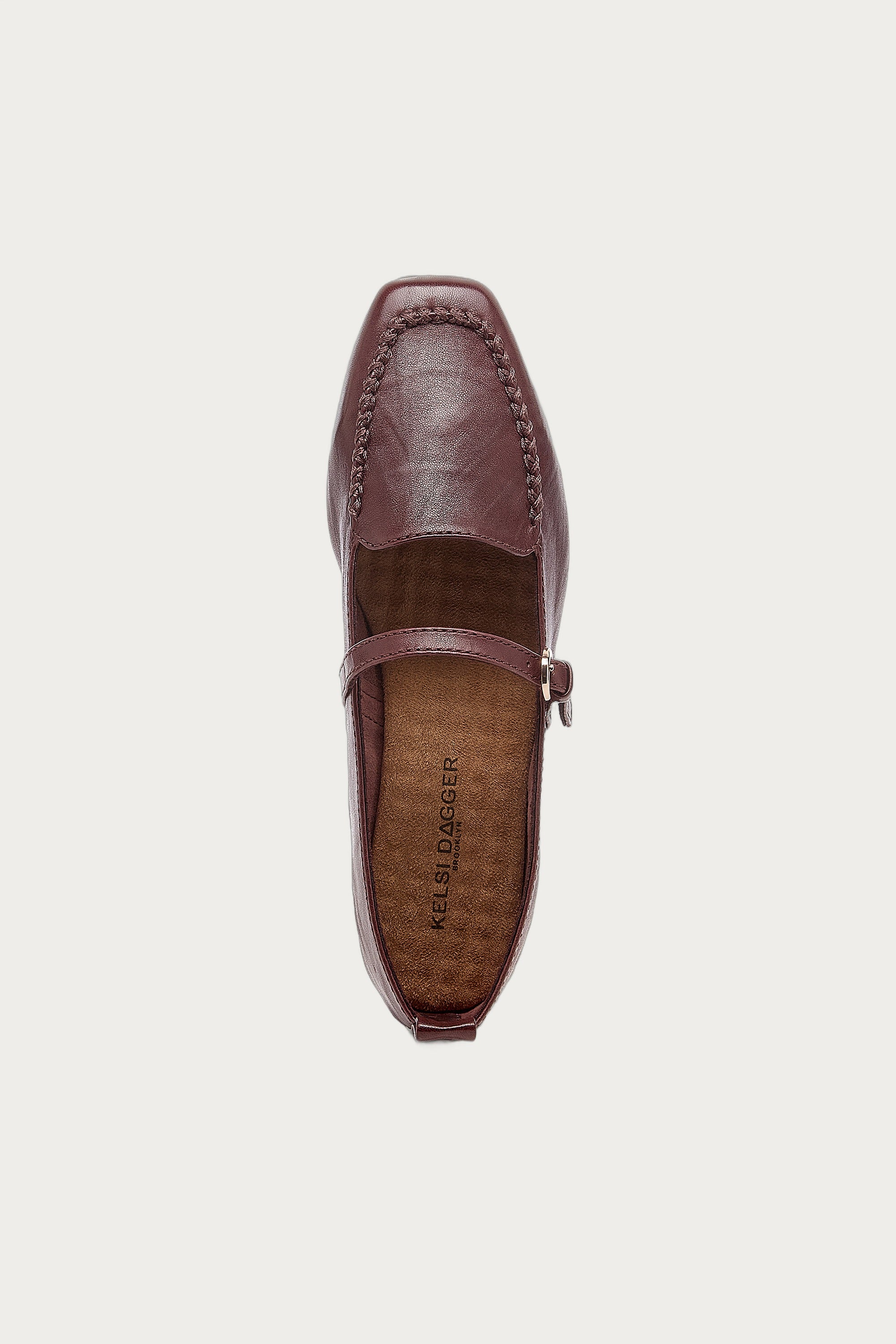 Ferry Warm Brown Mary Jane Flats
