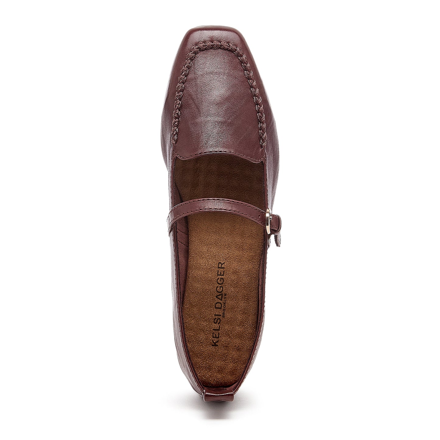 Ferry Warm Brown Mary Jane Flats
