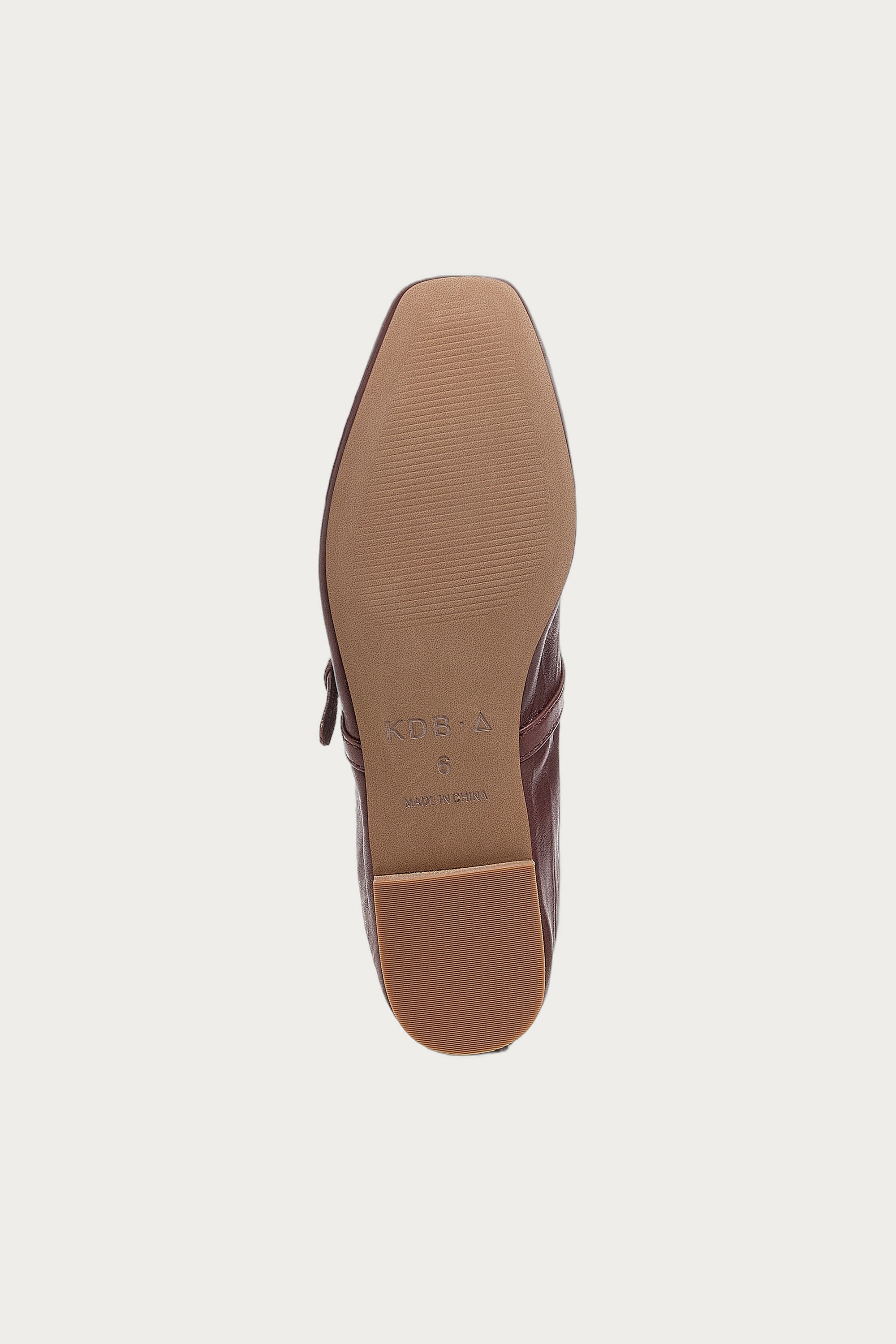 Ferry Warm Brown Mary Jane Flats