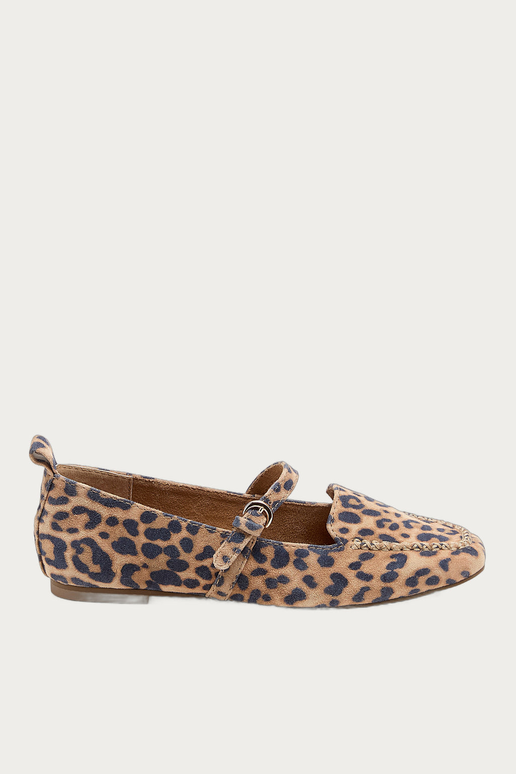 Ferry Leopard Mary Jane Flats