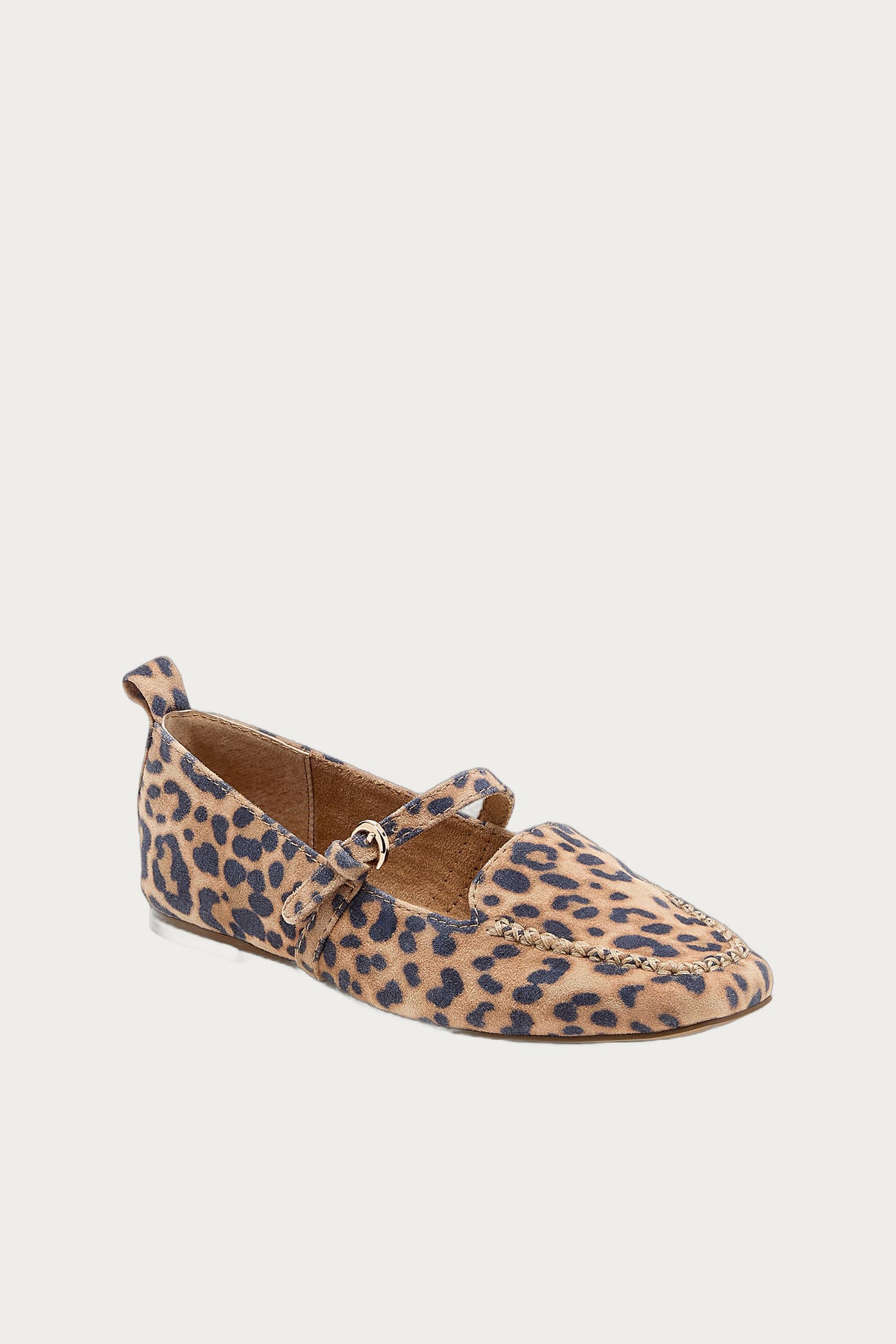 Ferry Leopard Mary Jane Flats