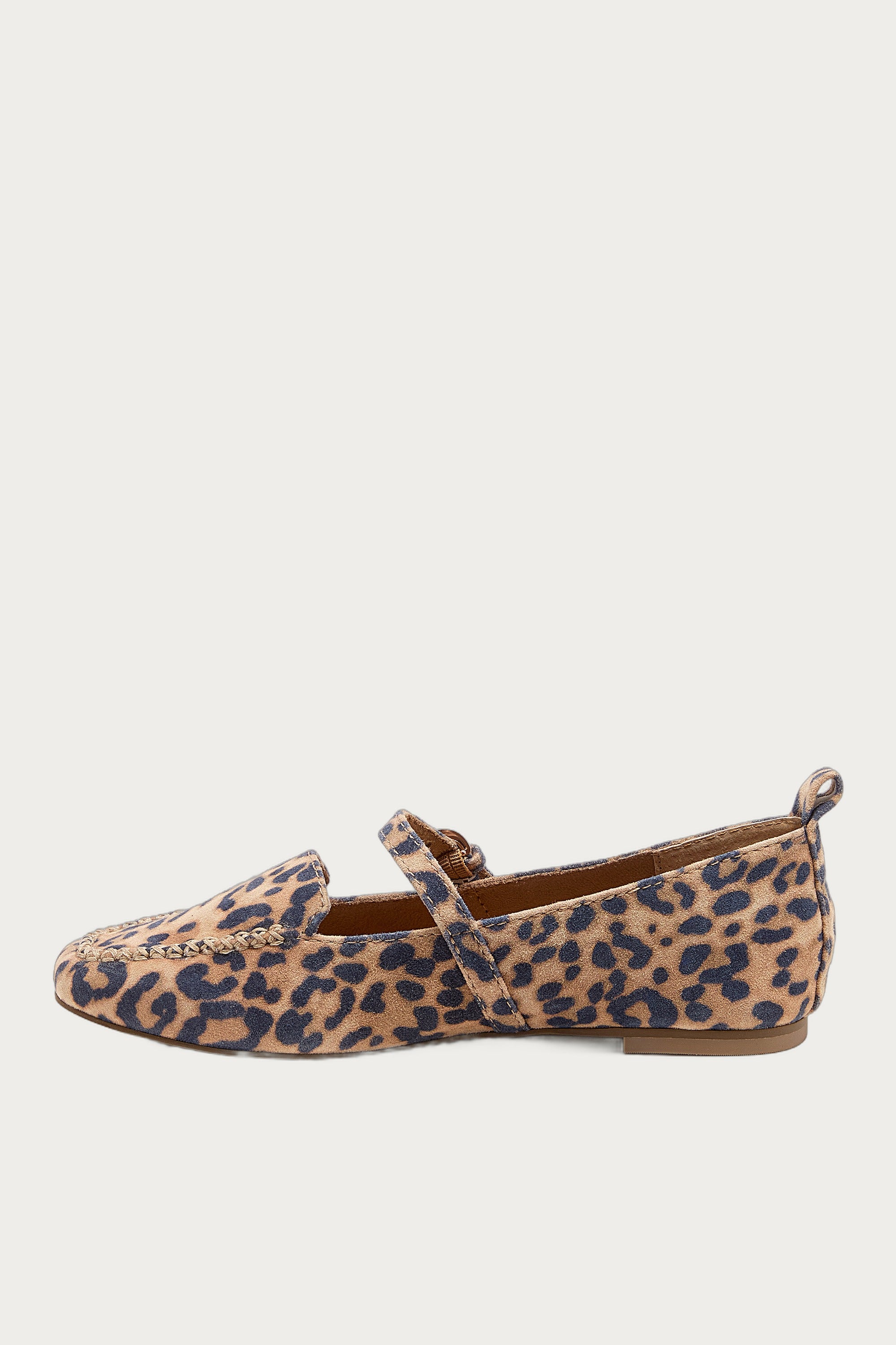 Ferry Leopard Mary Jane Flats
