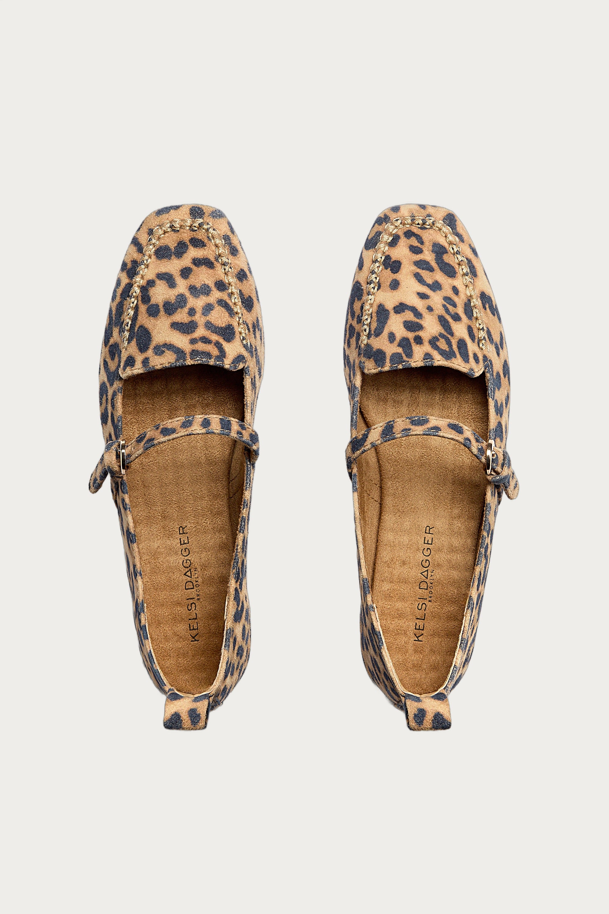 Ferry Leopard Mary Jane Flats