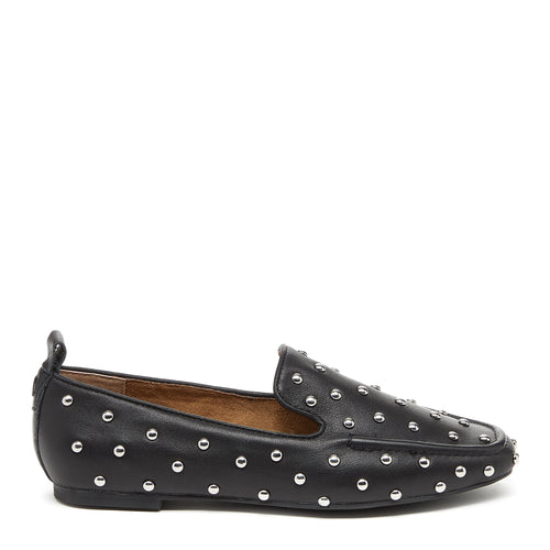 Finley Black Stud Loafers