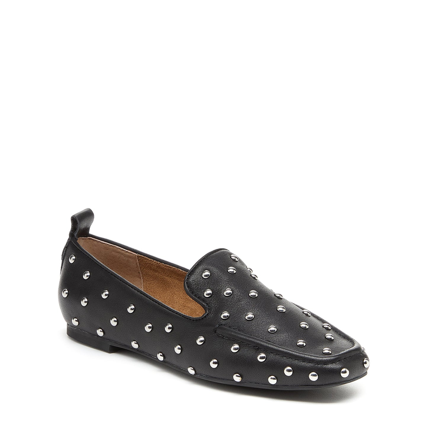 Kelsi Dagger Brooklyn Finley Black Stud Loafers Women's