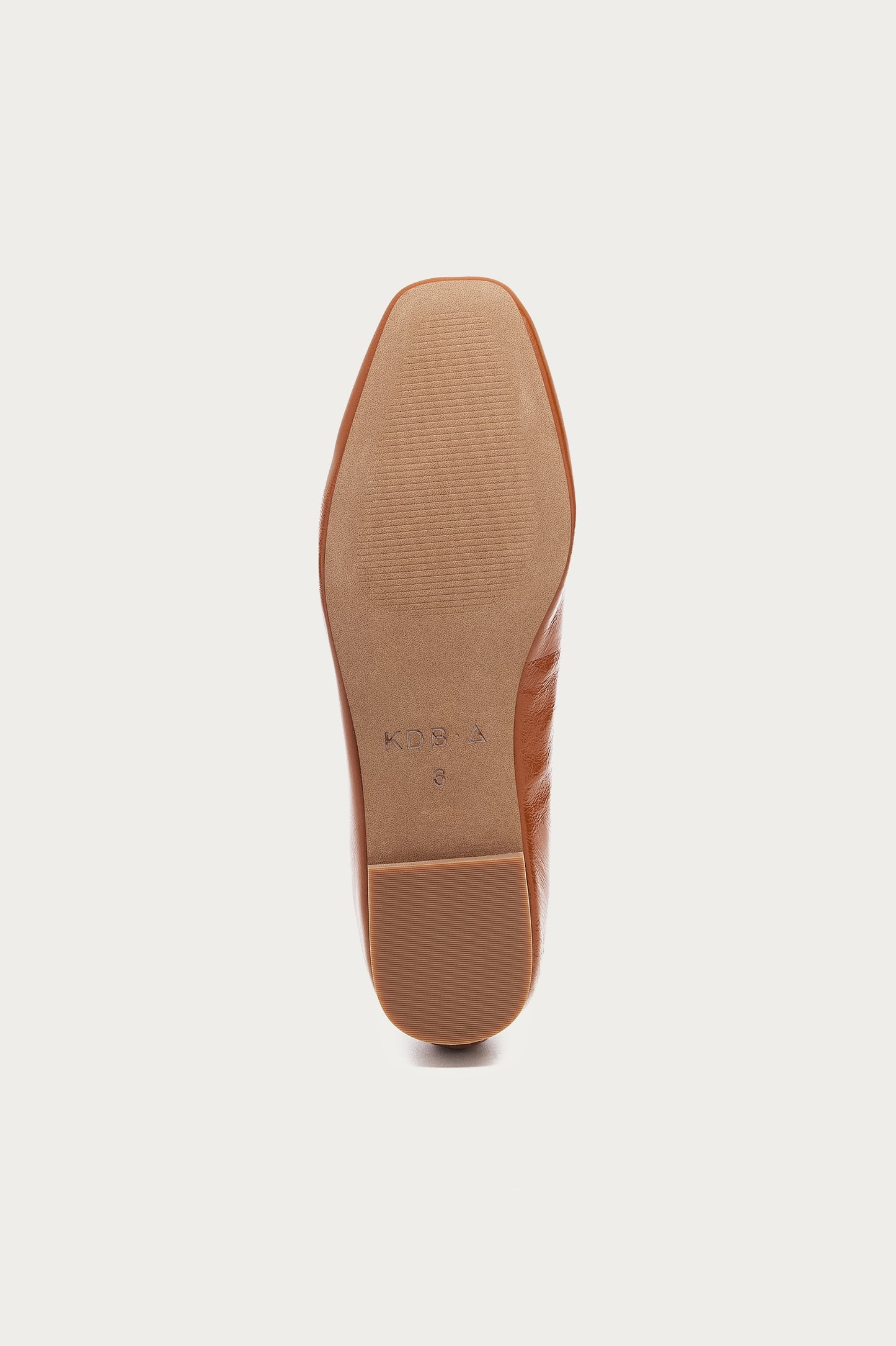 Frankie Cognac Ballet Flats