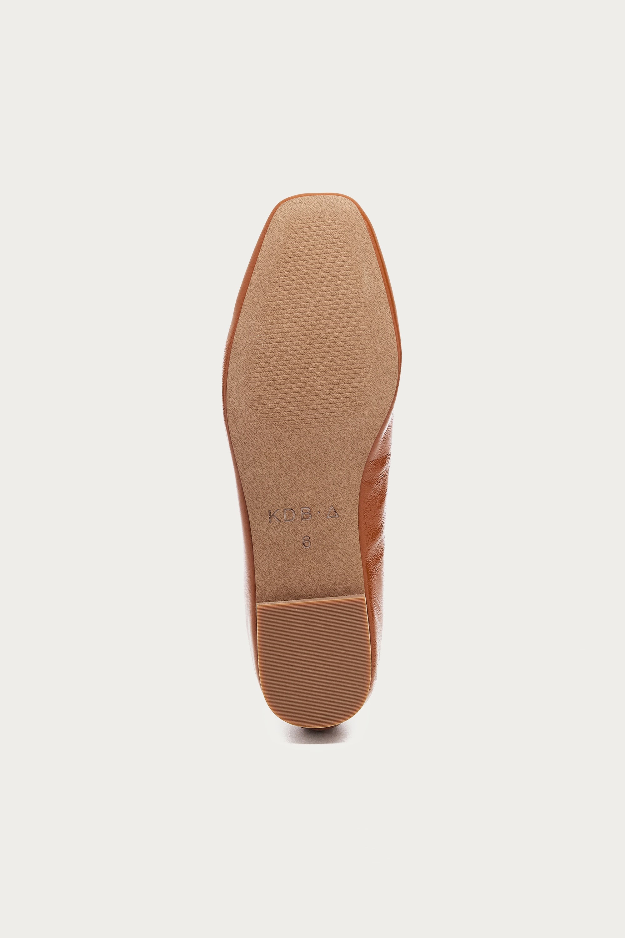 Frankie Cognac Ballet Flats