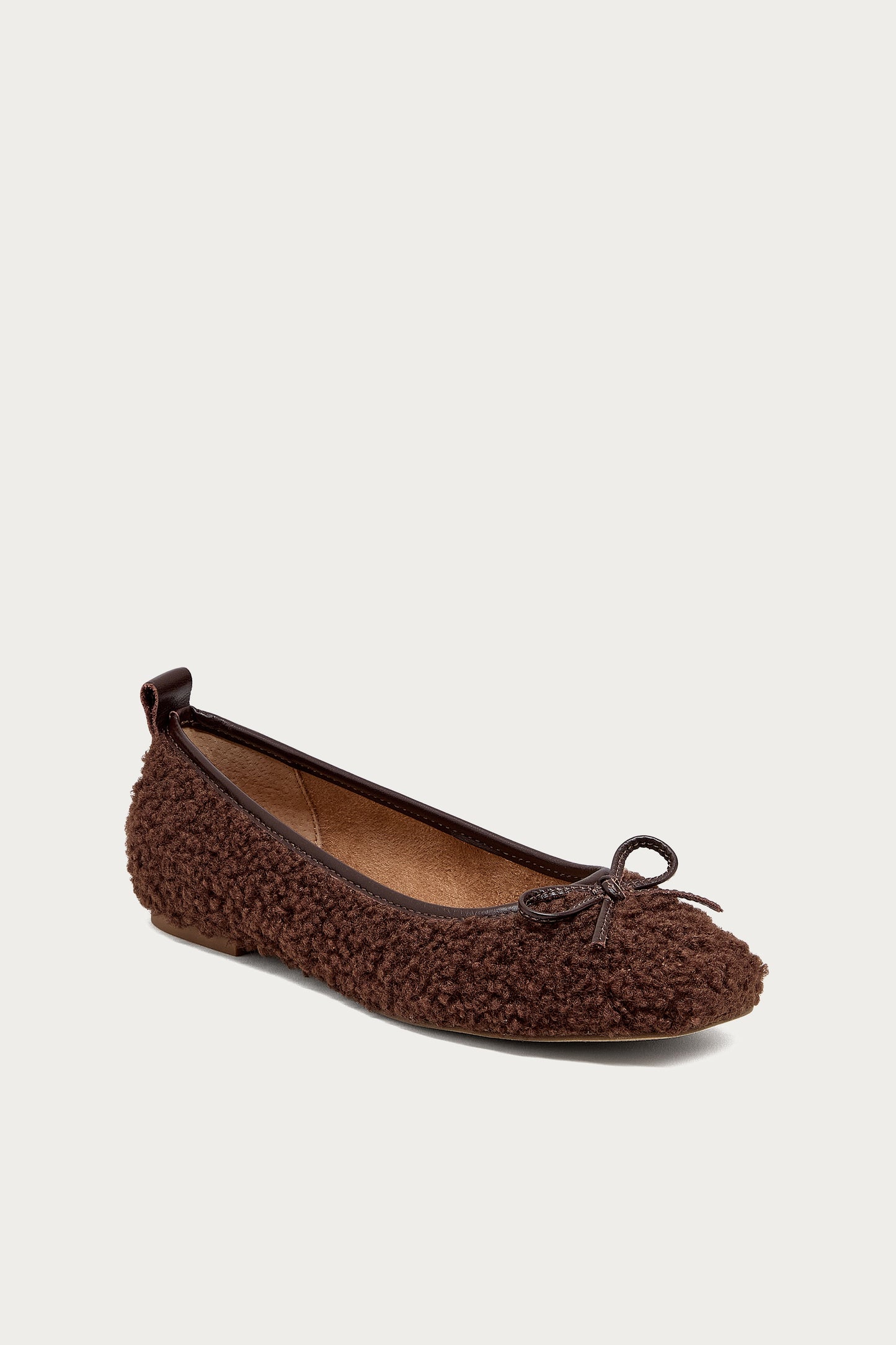 Frankie Warm Brown Ballet Flats