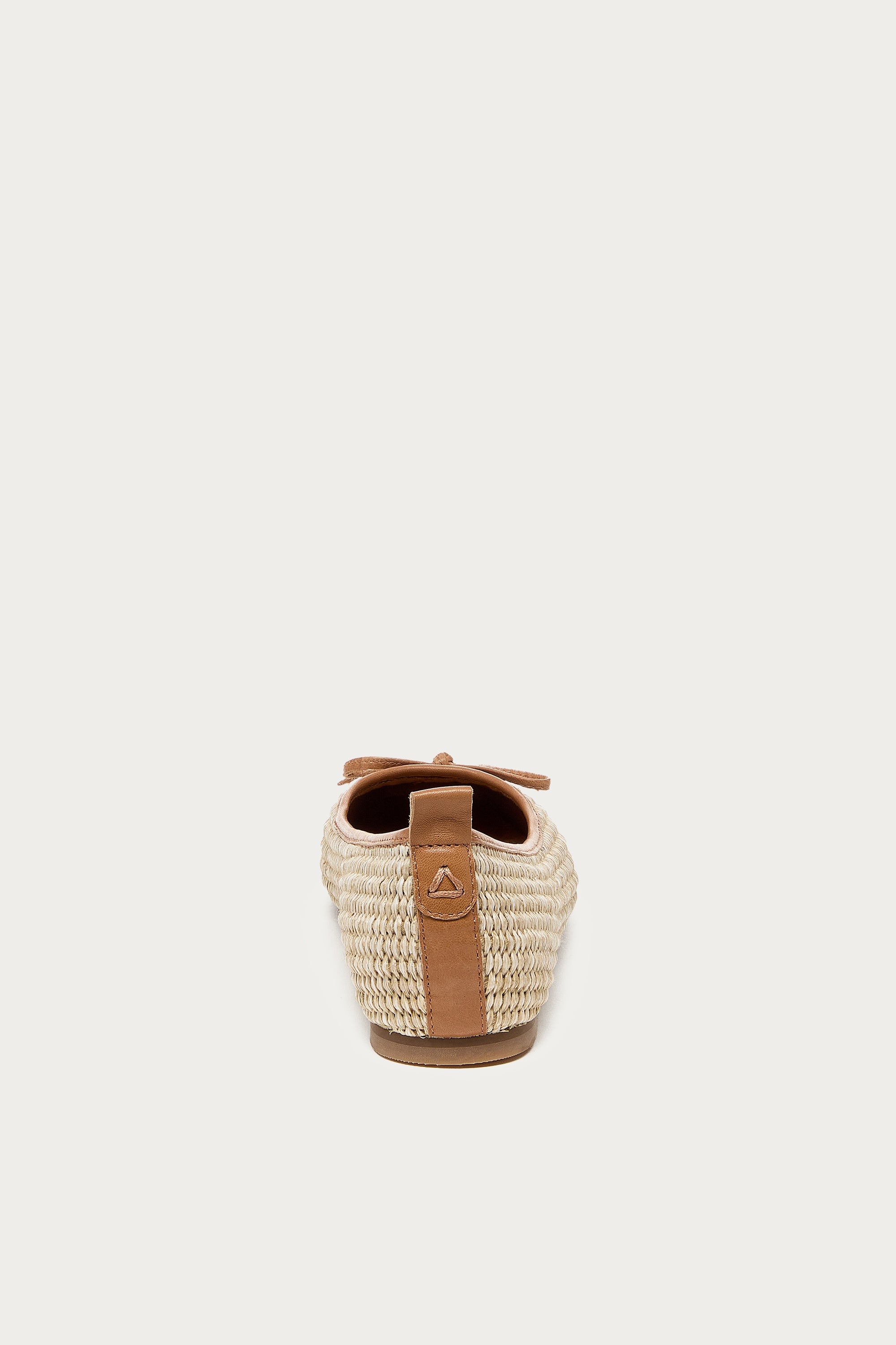 Frankie Mini Raffia Ballet Flats