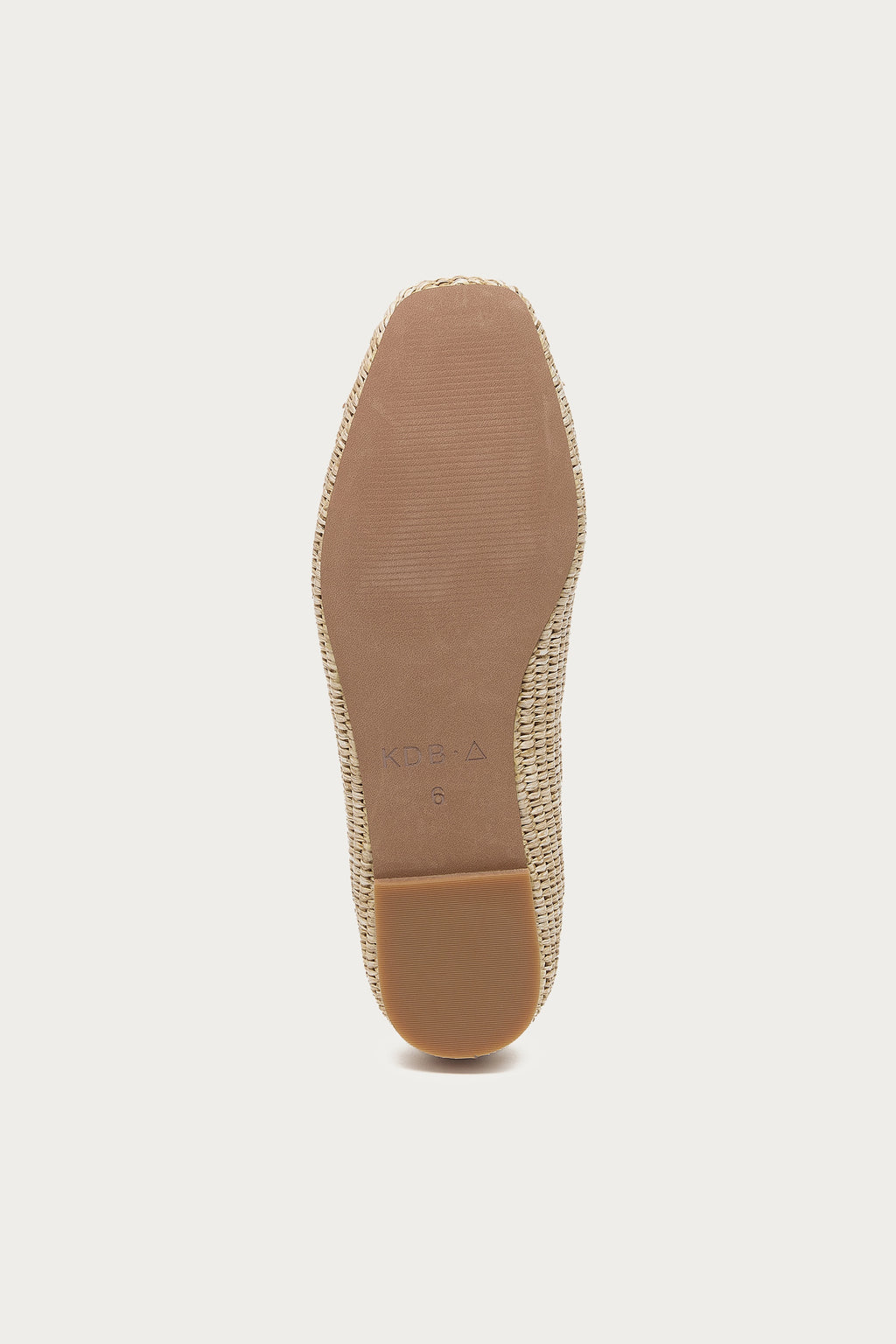 Frankie Mini Raffia Ballet Flats